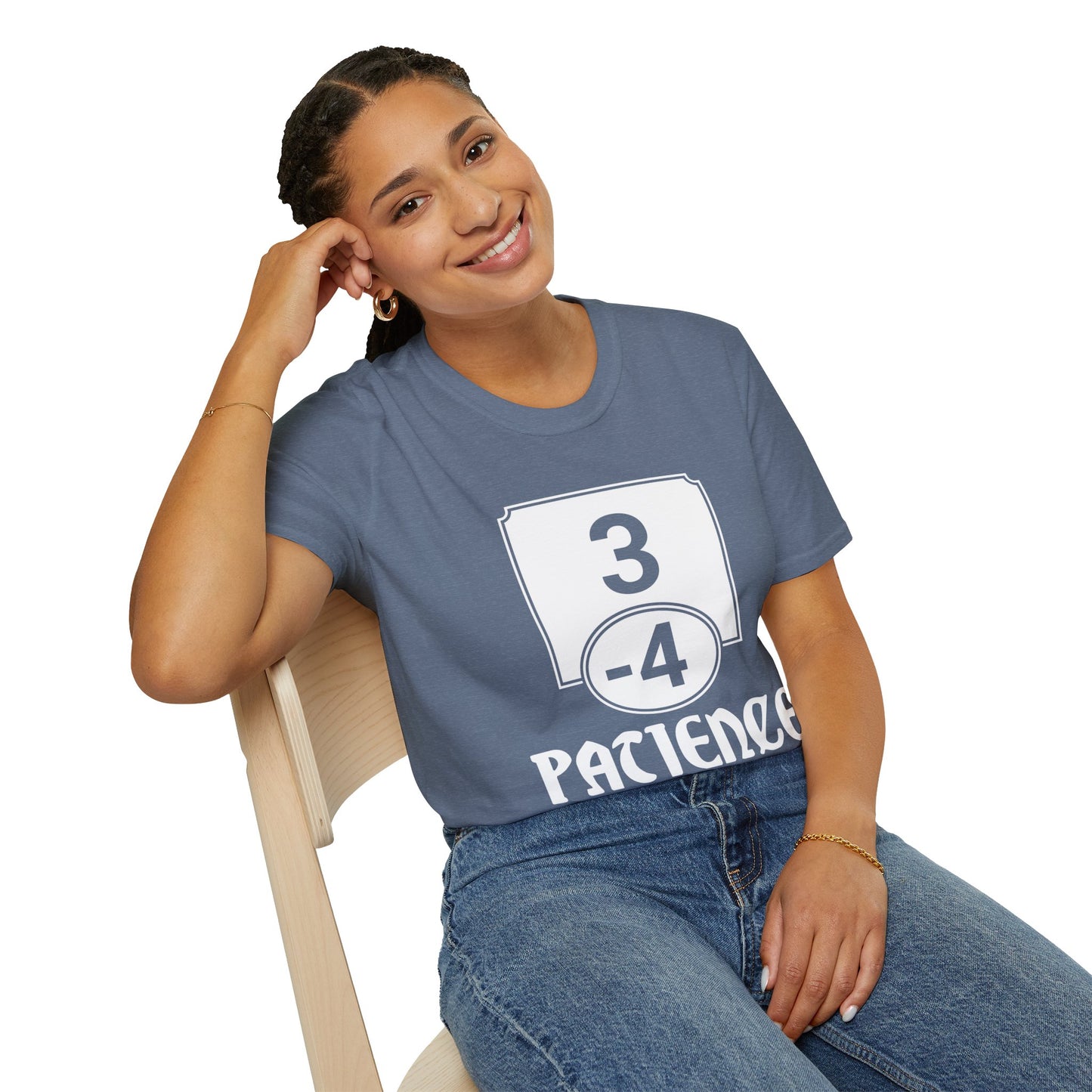 Patience is My Dump Stat - Softstyle T-Shirt for Men and Women