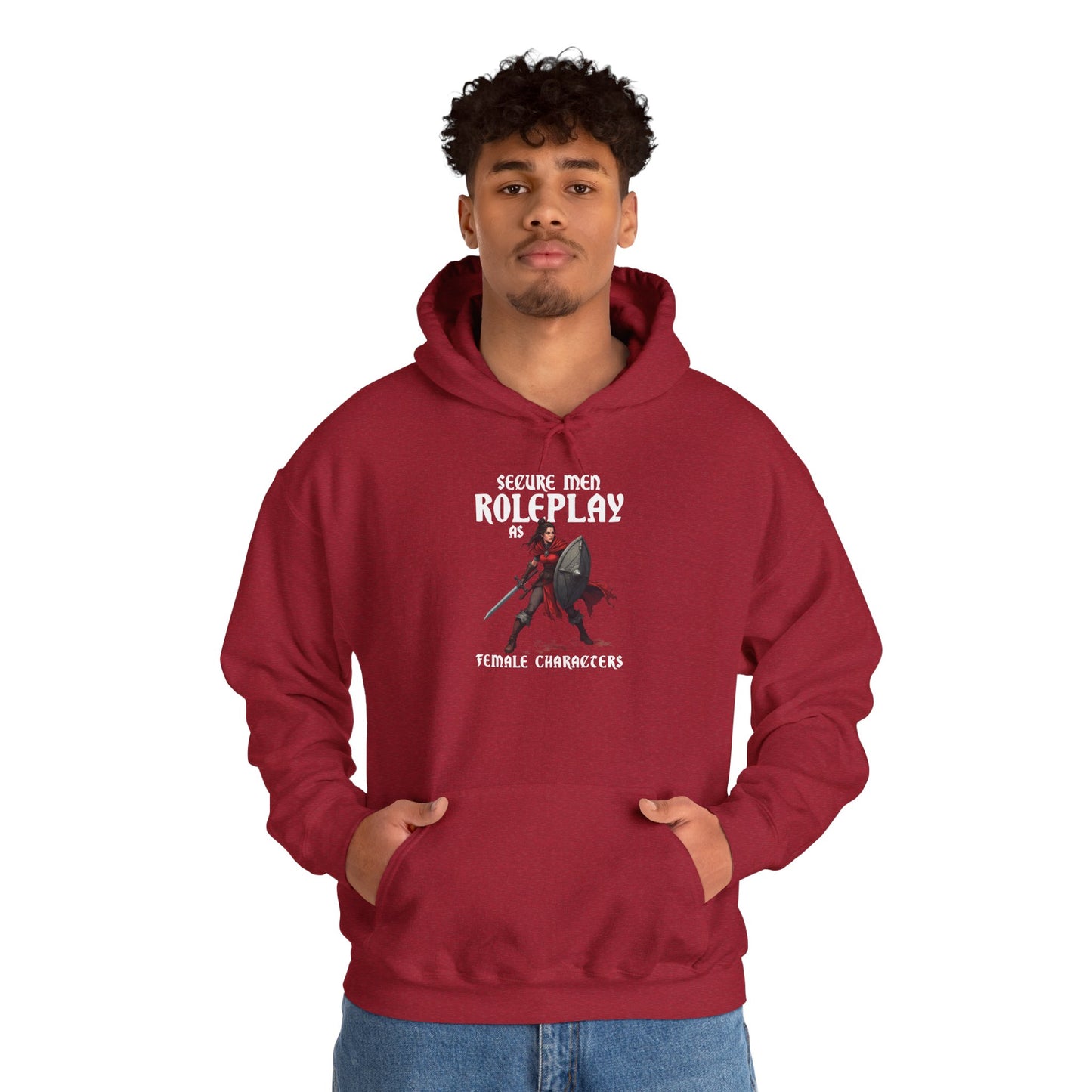 Secure Men Roleplay as Women - Heavy Blend™ Hooded Sweatshirt for Men and Women