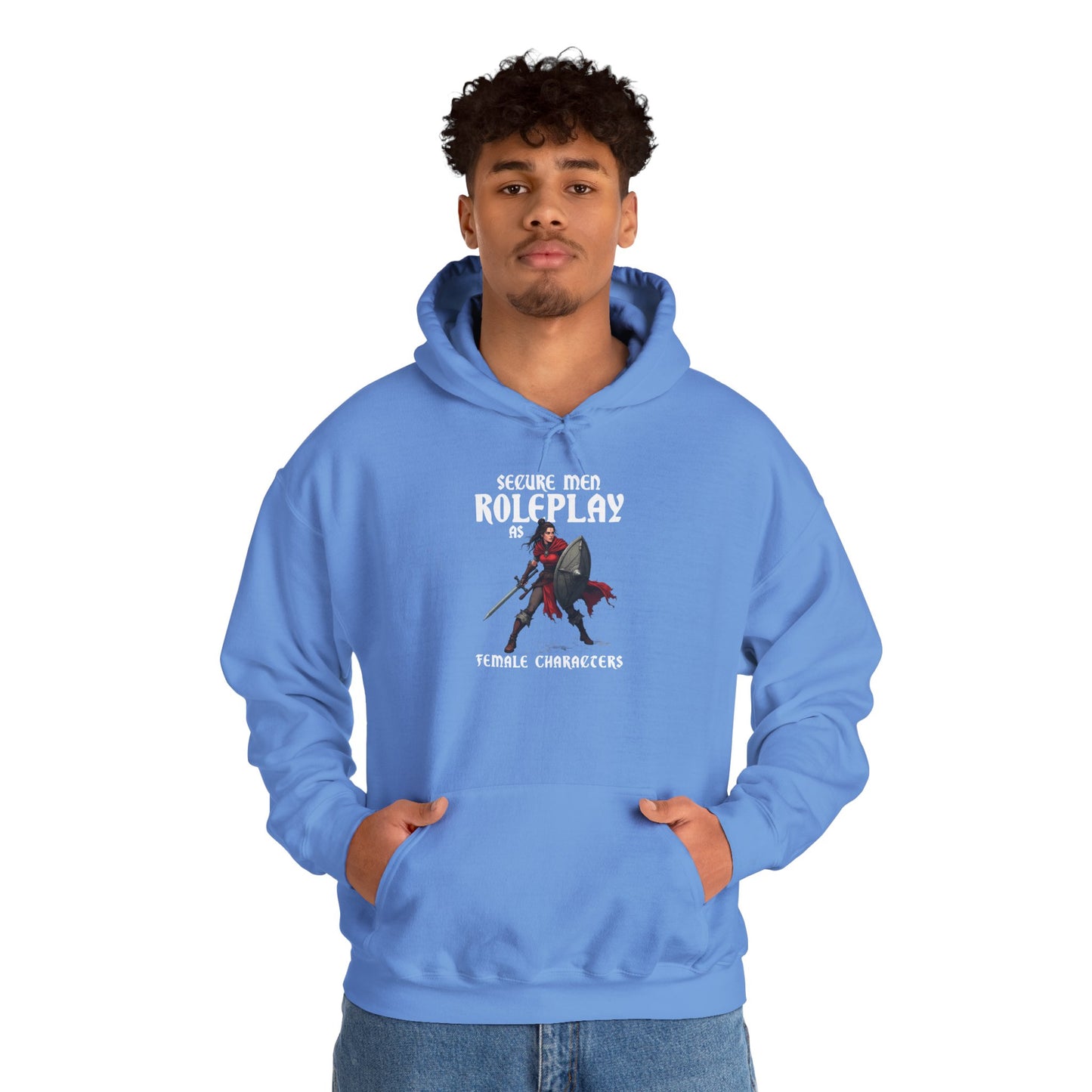 Secure Men Roleplay as Women - Heavy Blend™ Hooded Sweatshirt for Men and Women