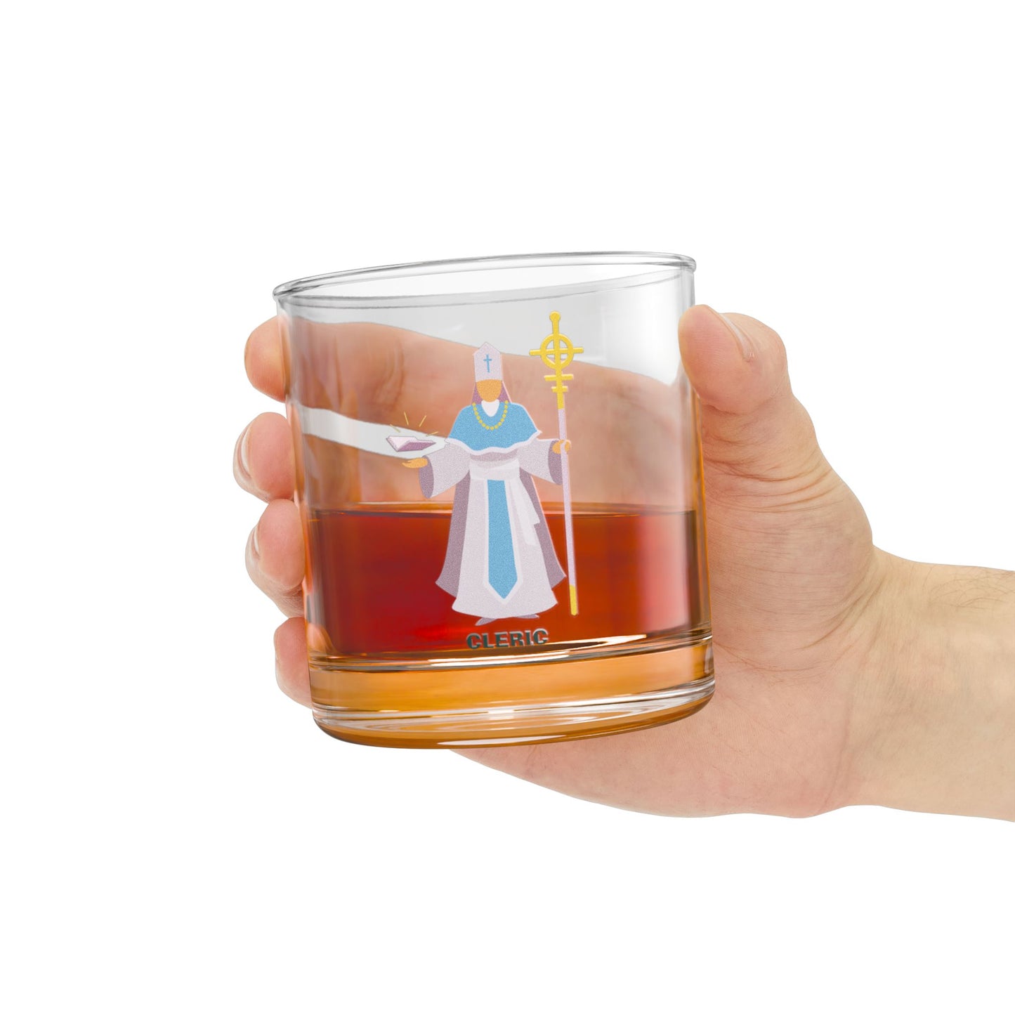 "Sanctified Spirits Glass" CLERIC Rocks Glass