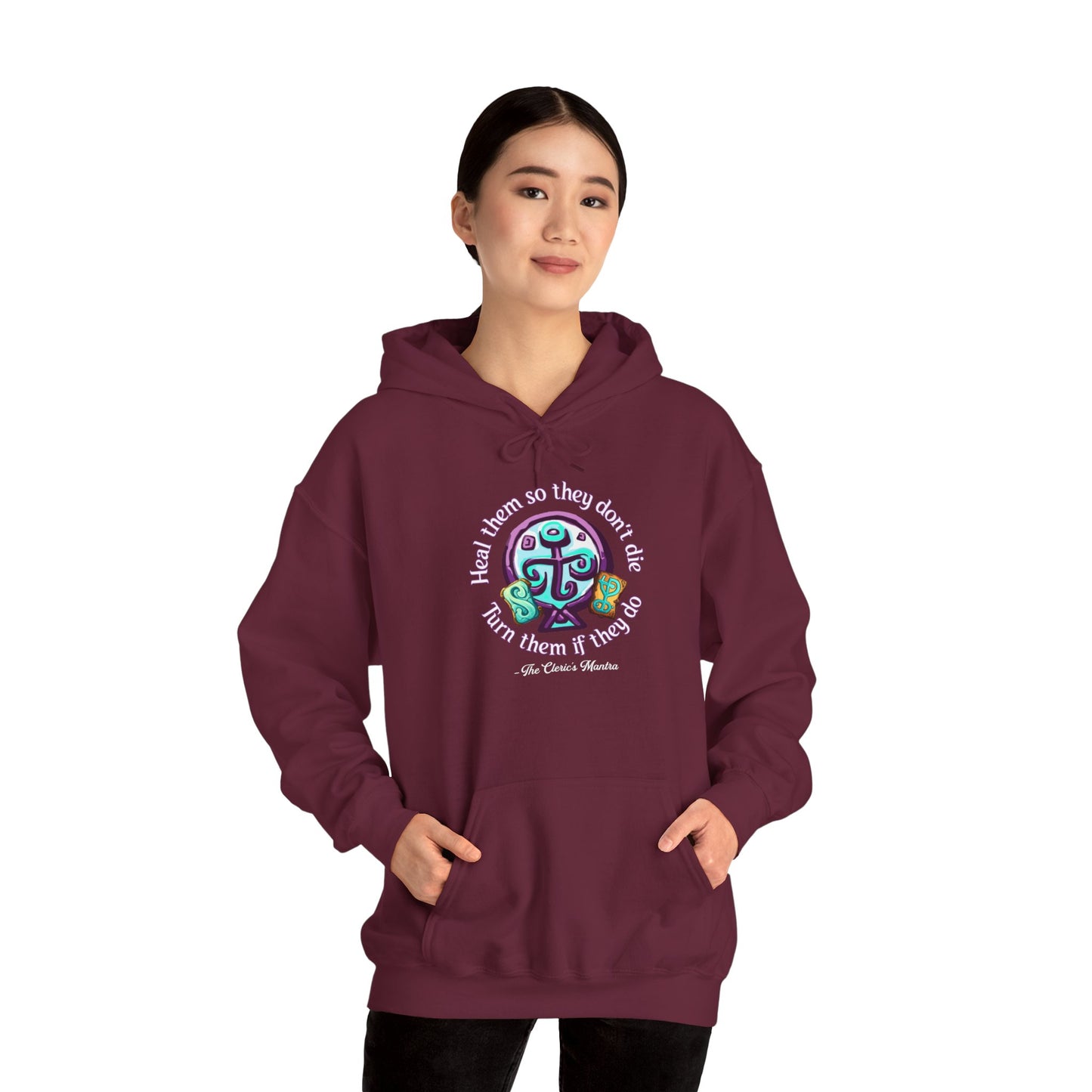 Cleric's Mantra - Heavy Blend™ Hoodie for Men and Women