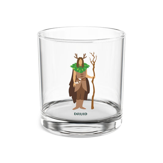 "The Wild Shape Whiskey Glass" DRUID Rocks Glass Printify