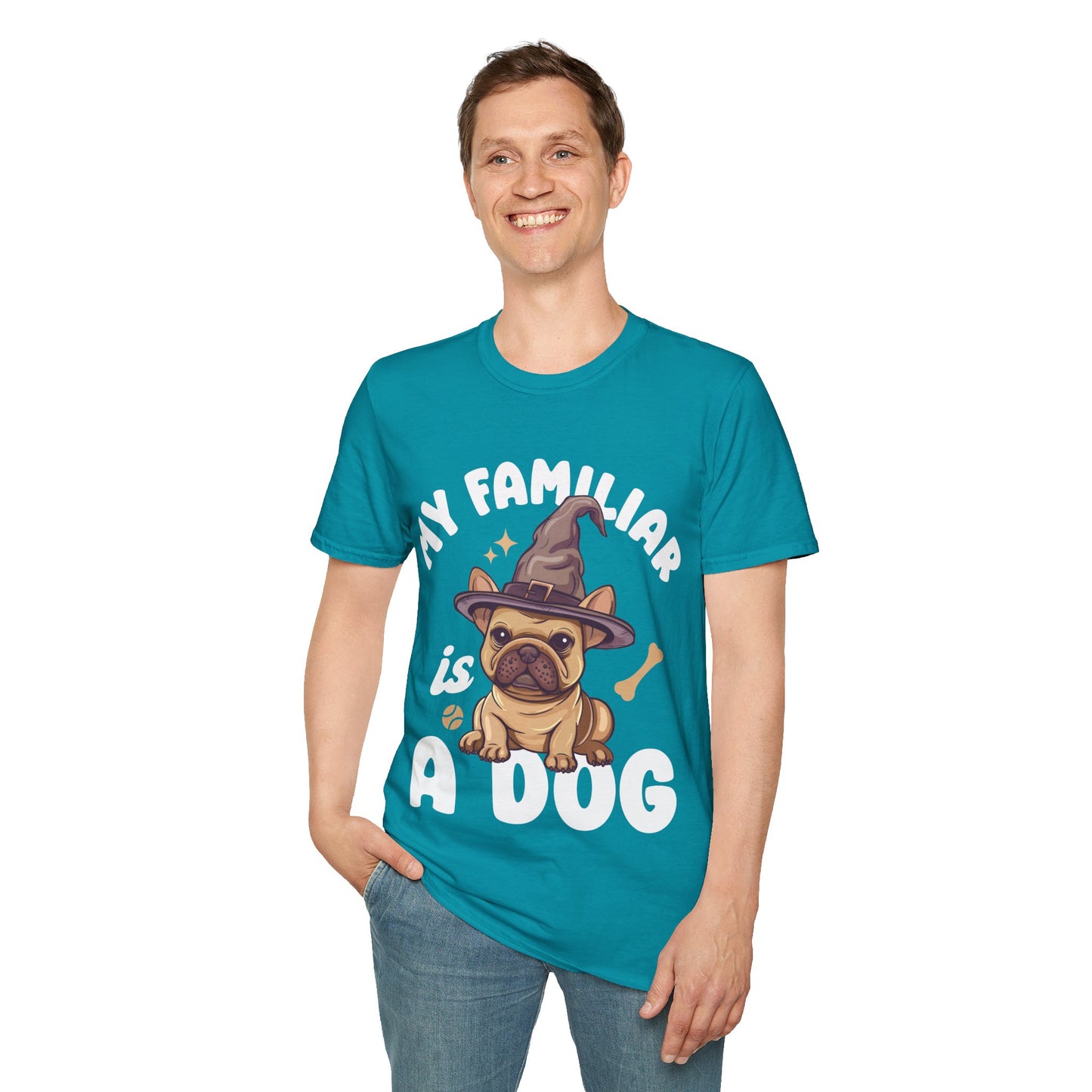 My Familiar is a Dog - Unisex Softstyle T-Shirt