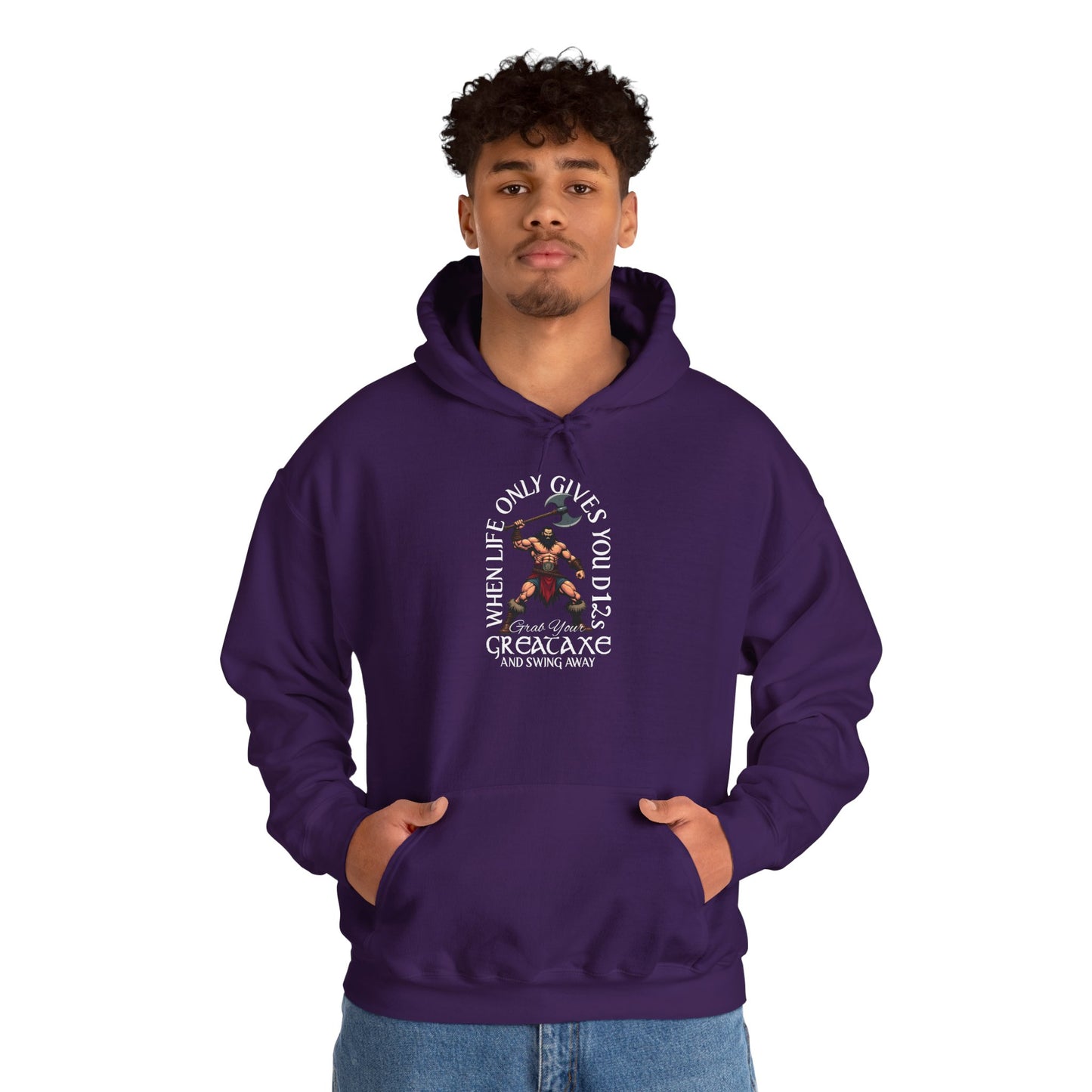D12 Swing Away - Heavy Blend™ Hooded Sweatshirt for Men and Women