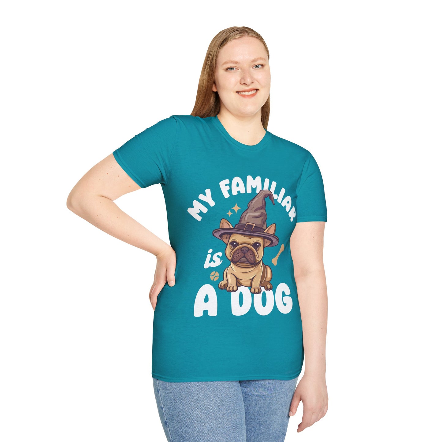 My Familiar is a Dog - Unisex Softstyle T-Shirt