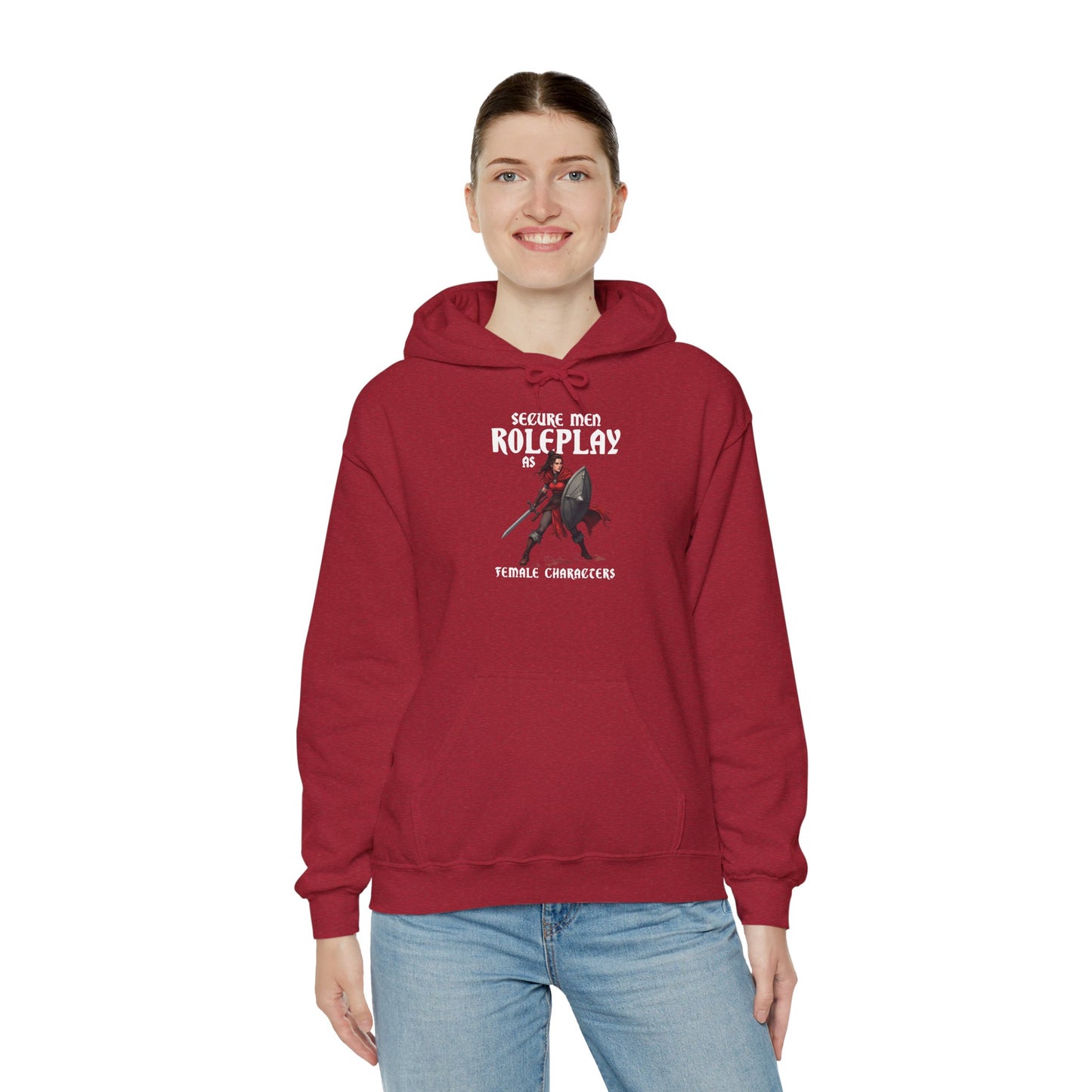 Secure Men Roleplay as Women - Heavy Blend™ Hooded Sweatshirt for Men and Women