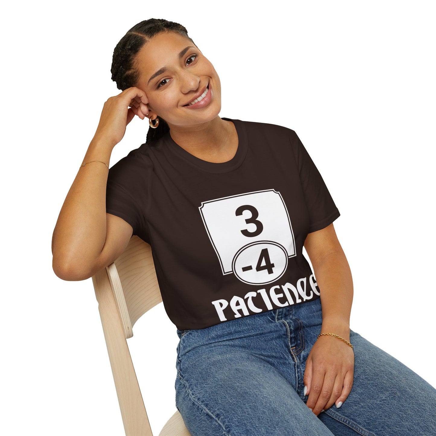 Patience is My Dump Stat - Softstyle T-Shirt for Men and Women