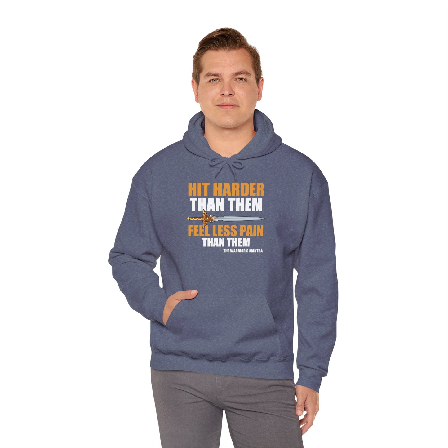 Warrior's Mantra - Heavy Blend™ Hoodie for Men and Women
