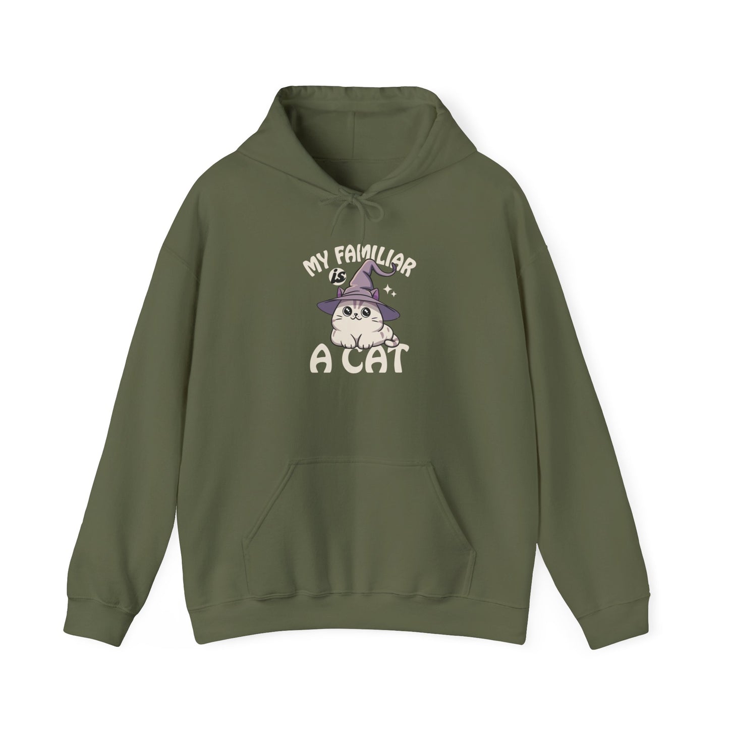 My Familiar is a Cat - Heavy Blend™ Hoodie for Men and Women