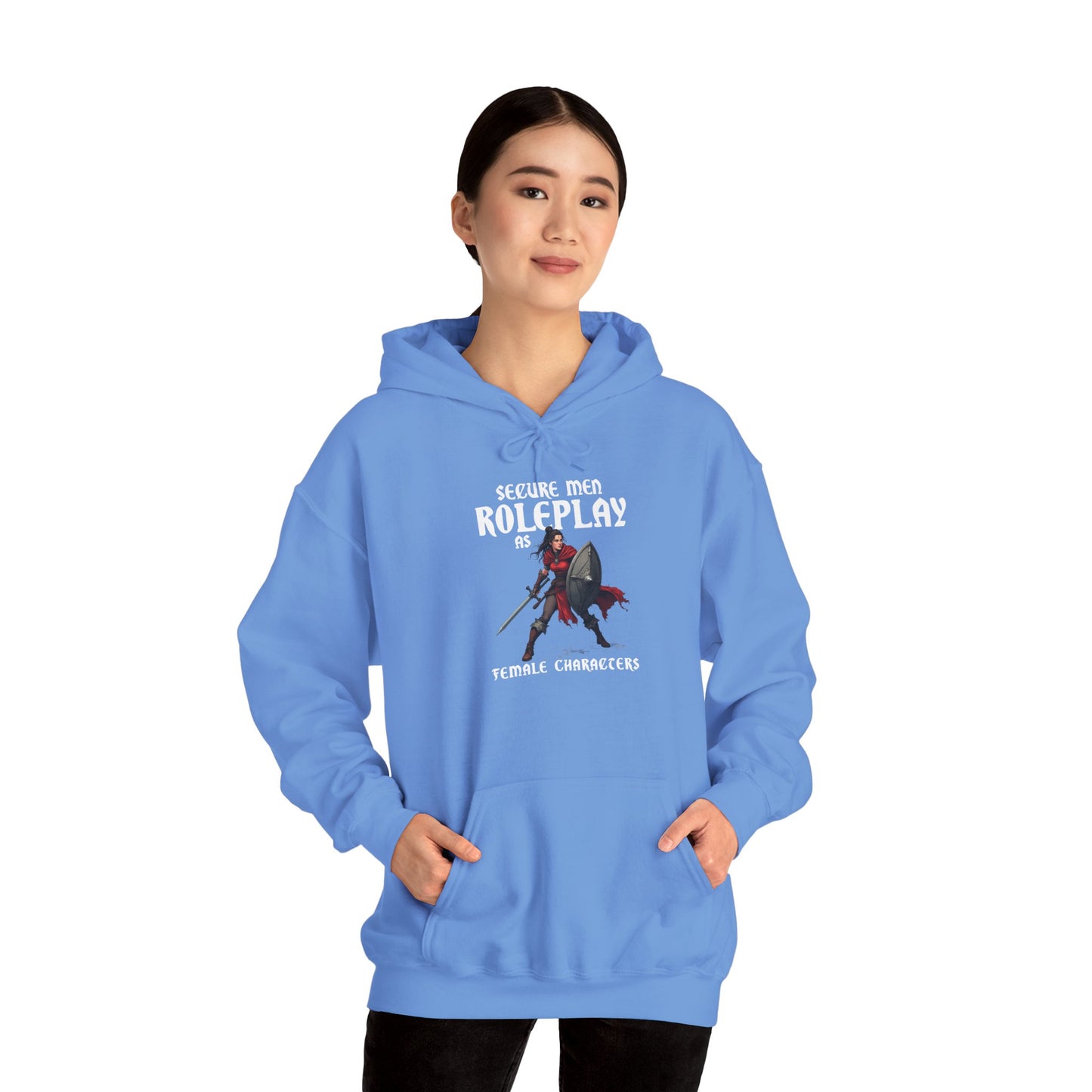 Secure Men Roleplay as Women - Heavy Blend™ Hooded Sweatshirt for Men and Women