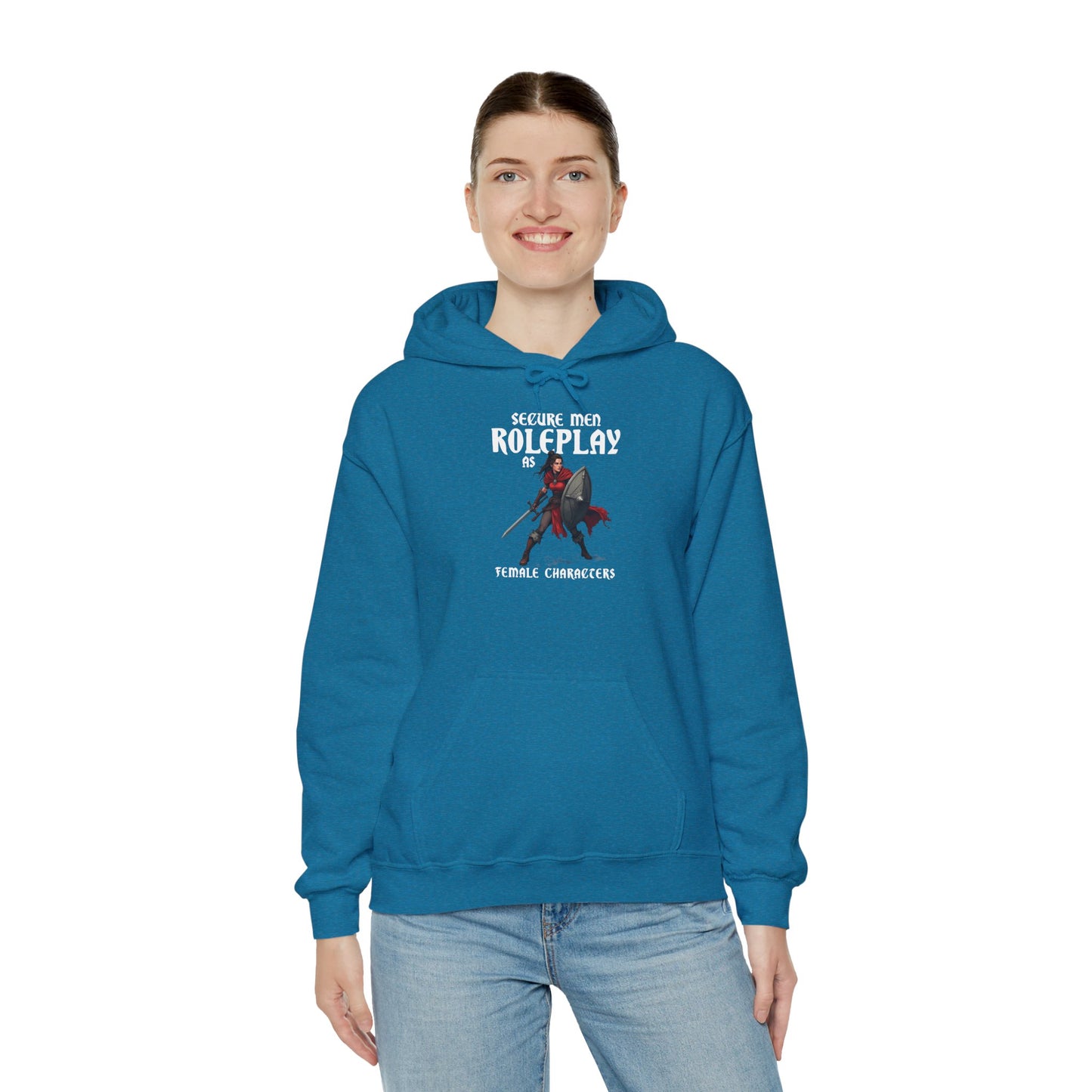 Secure Men Roleplay as Women - Heavy Blend™ Hooded Sweatshirt for Men and Women