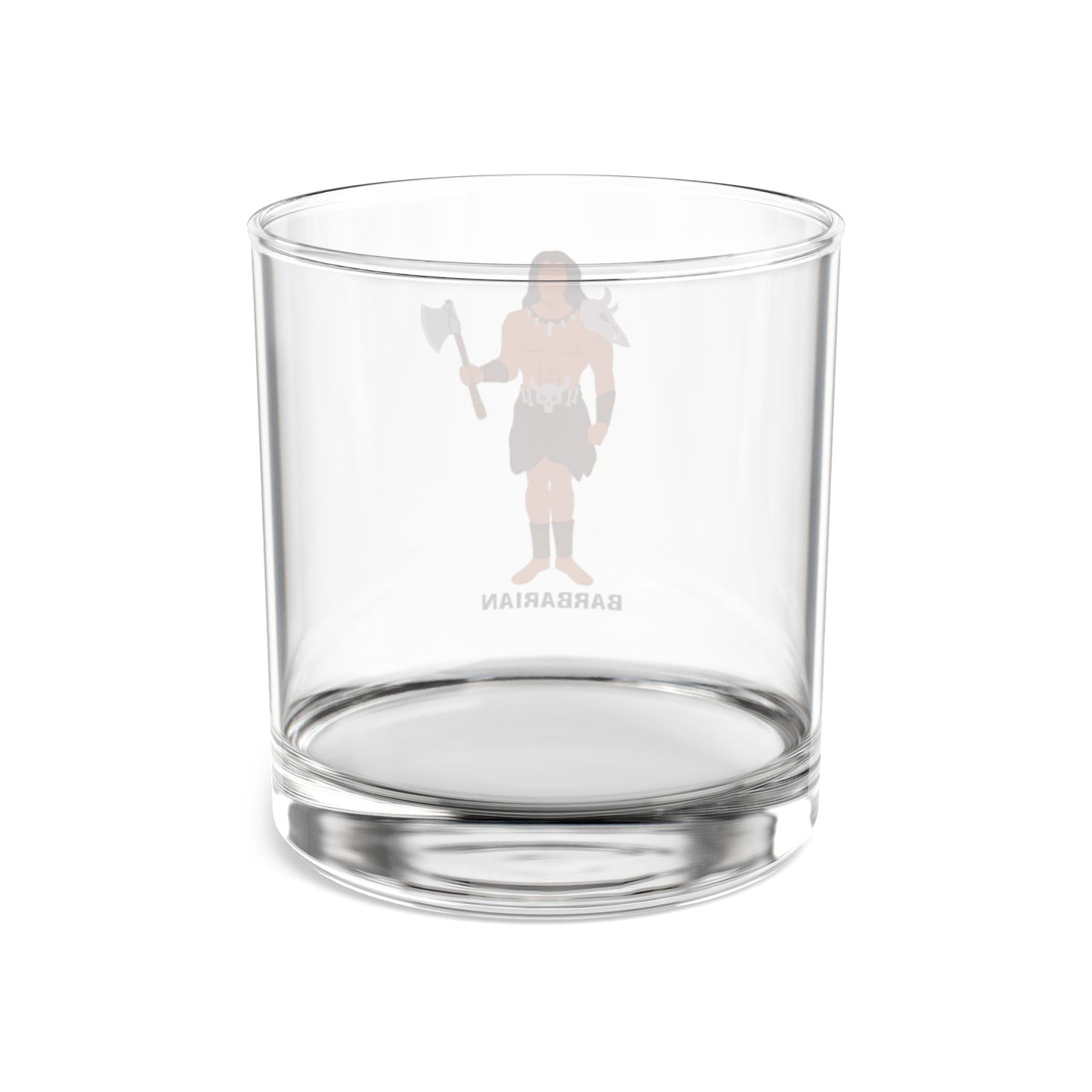 "The Reckless Sip" BARBARIAN Rocks Glass