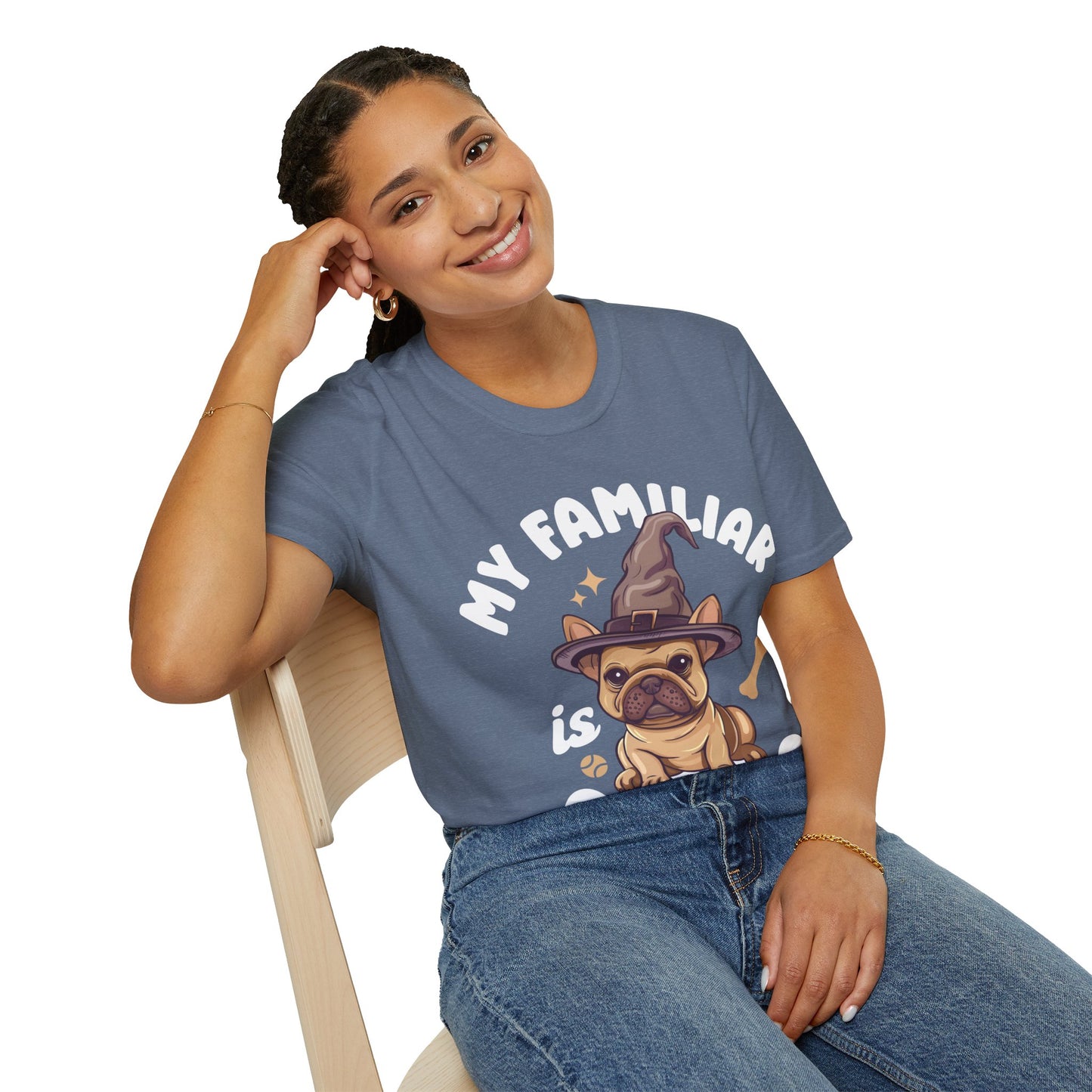 My Familiar is a Dog - Unisex Softstyle T-Shirt