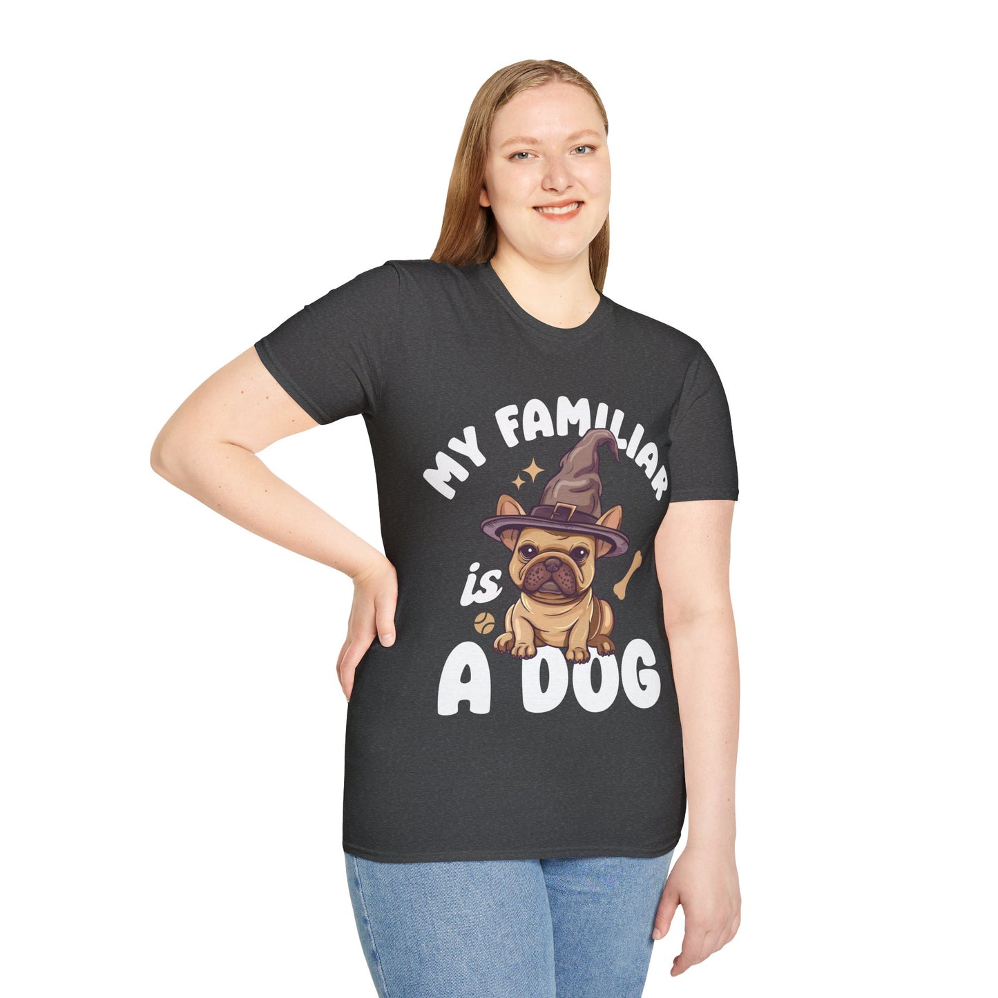 My Familiar is a Dog - Unisex Softstyle T-Shirt