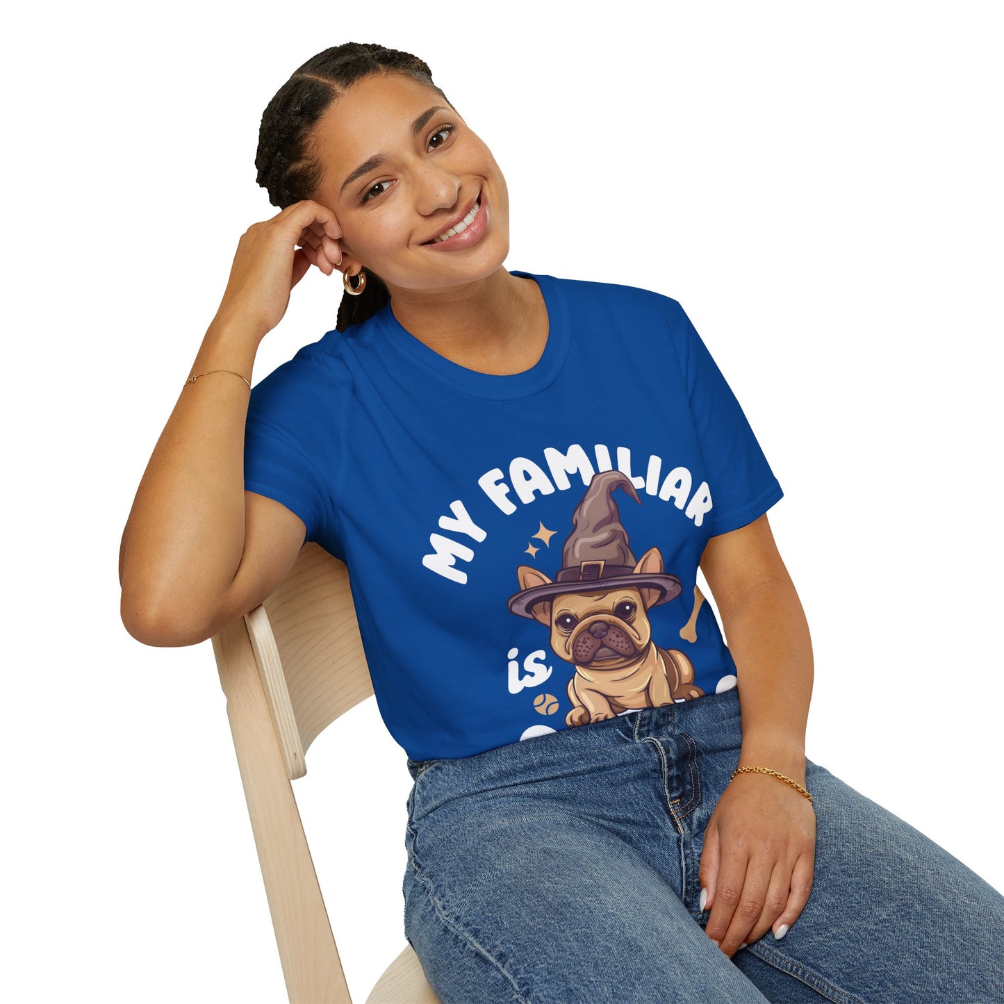 My Familiar is a Dog - Unisex Softstyle T-Shirt
