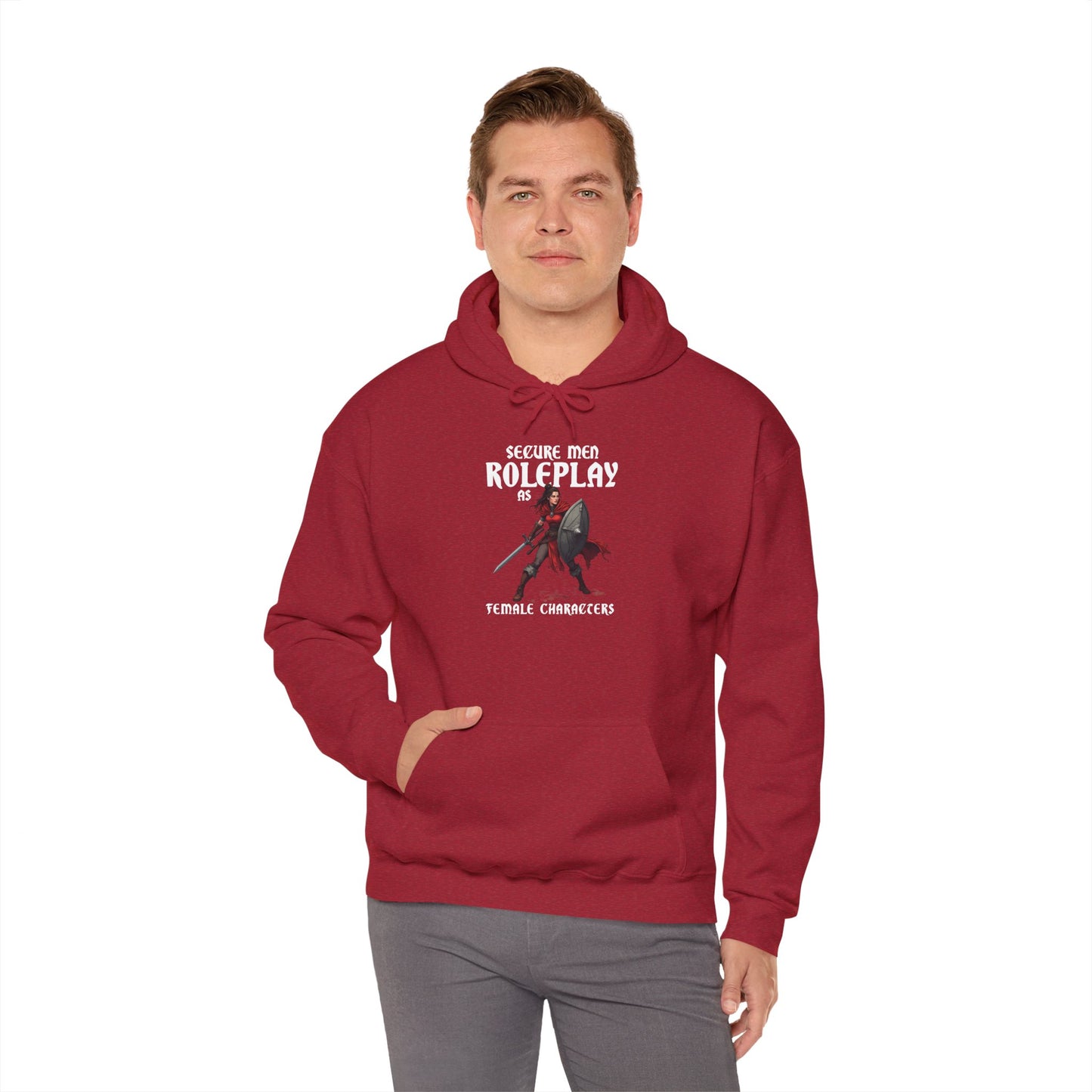 Secure Men Roleplay as Women - Heavy Blend™ Hooded Sweatshirt for Men and Women