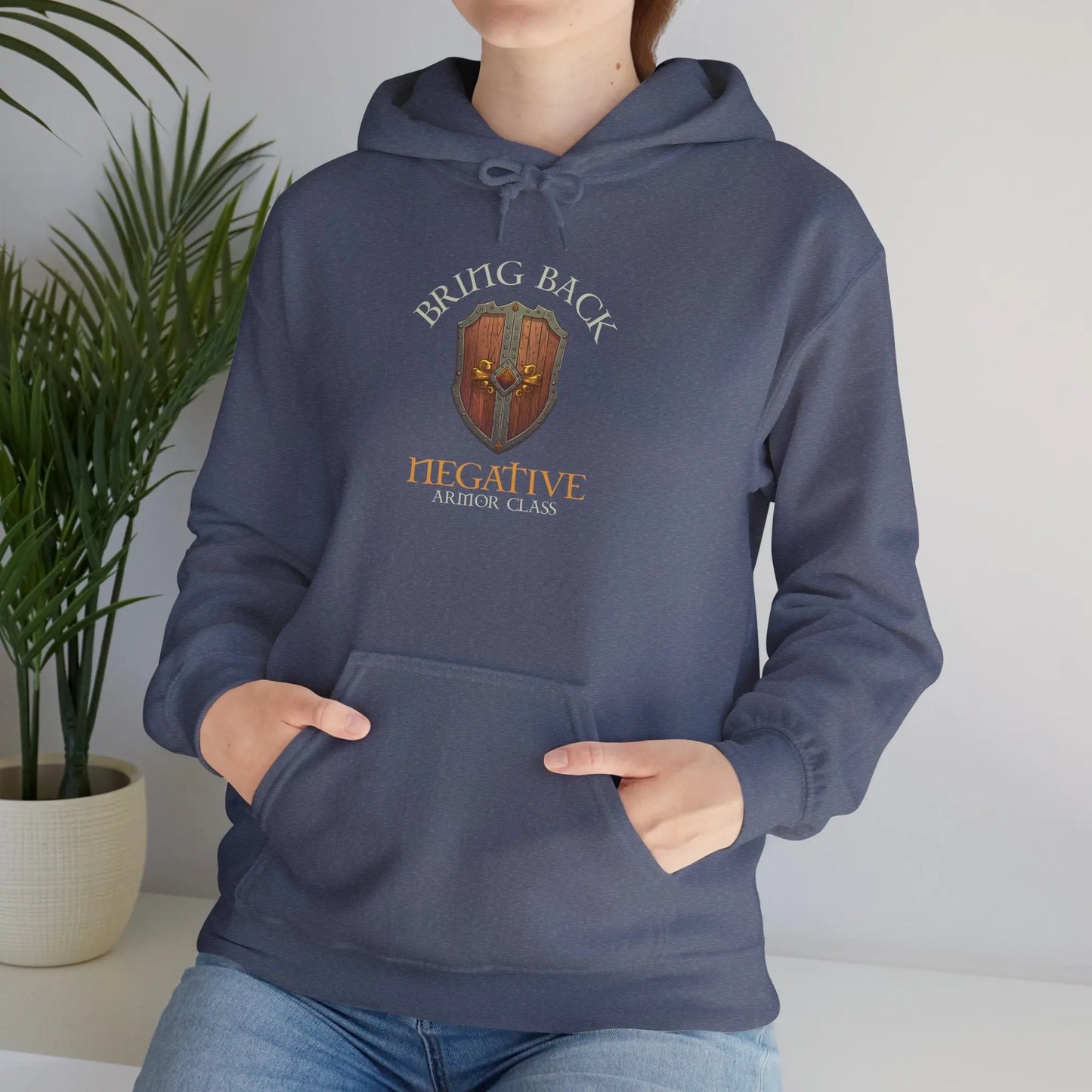 Bring Back Negative Armor Class - Heavy Blend™ Hooded Sweatshirt for Men & Women Printify