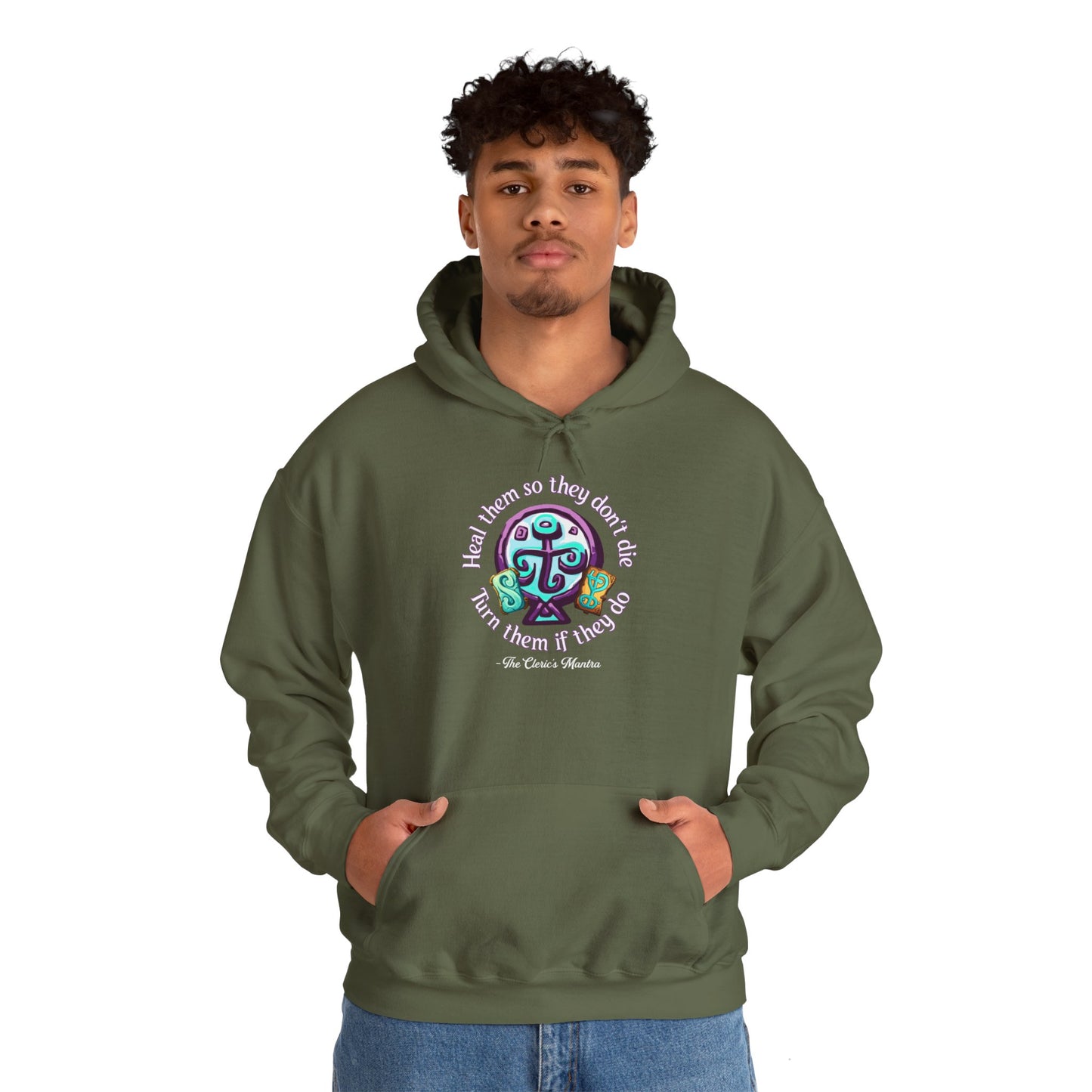 Cleric's Mantra - Heavy Blend™ Hoodie for Men and Women