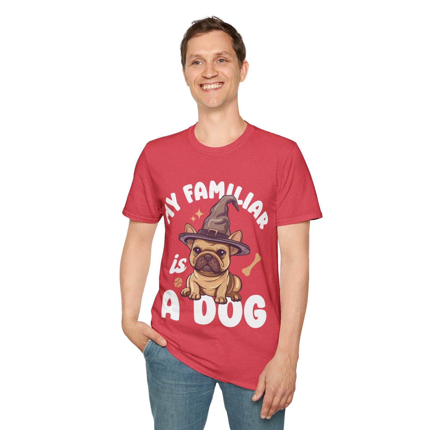 My Familiar is a Dog - Unisex Softstyle T-Shirt