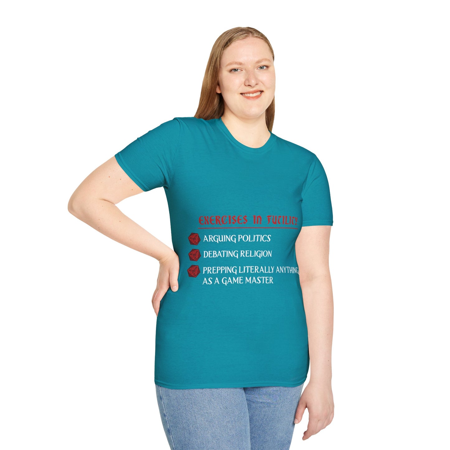 Exercises in Futility - Softstyle T-Shirt for Men and Women