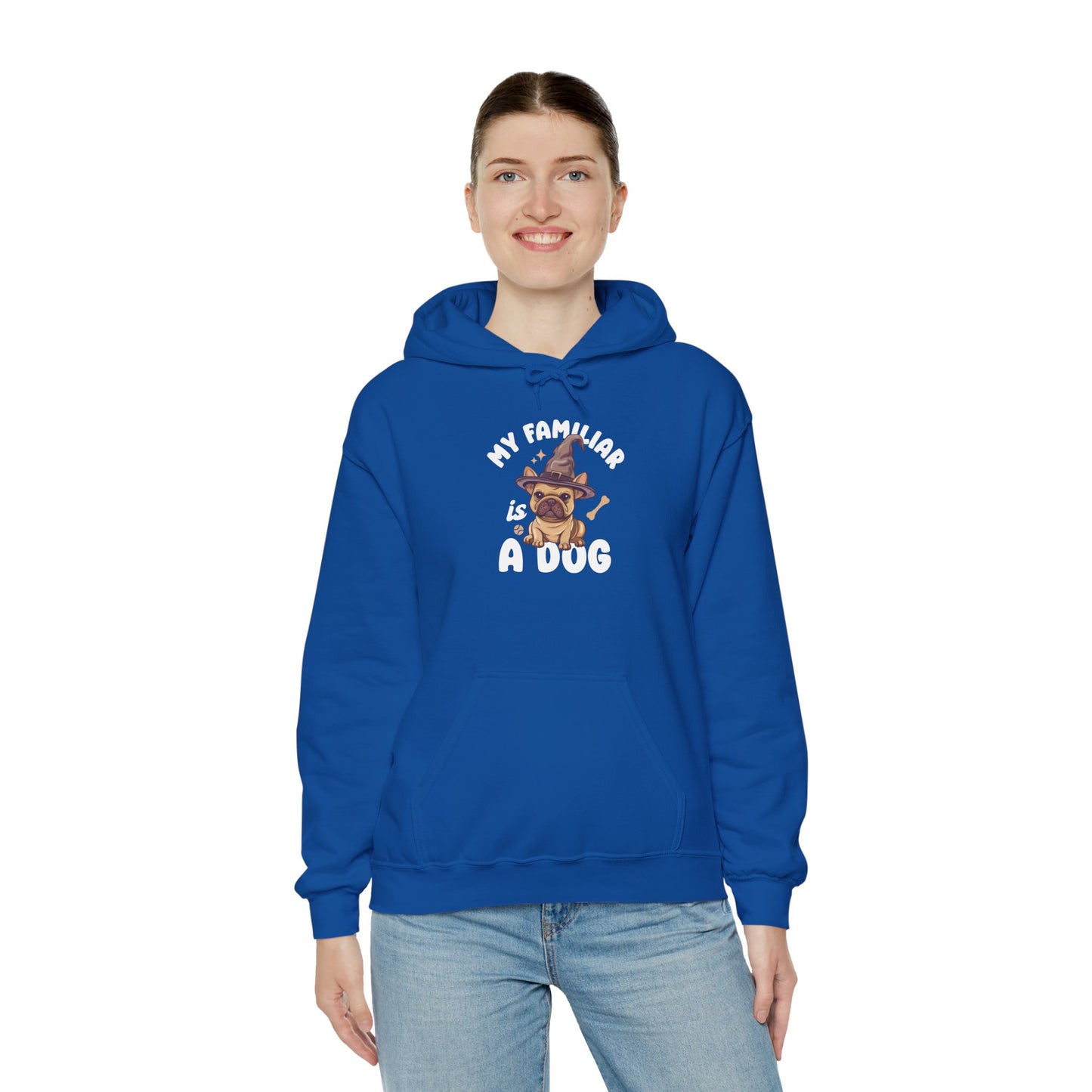 My Familiar is a Dog - Heavy Blend™ Hoodie for Men and Women