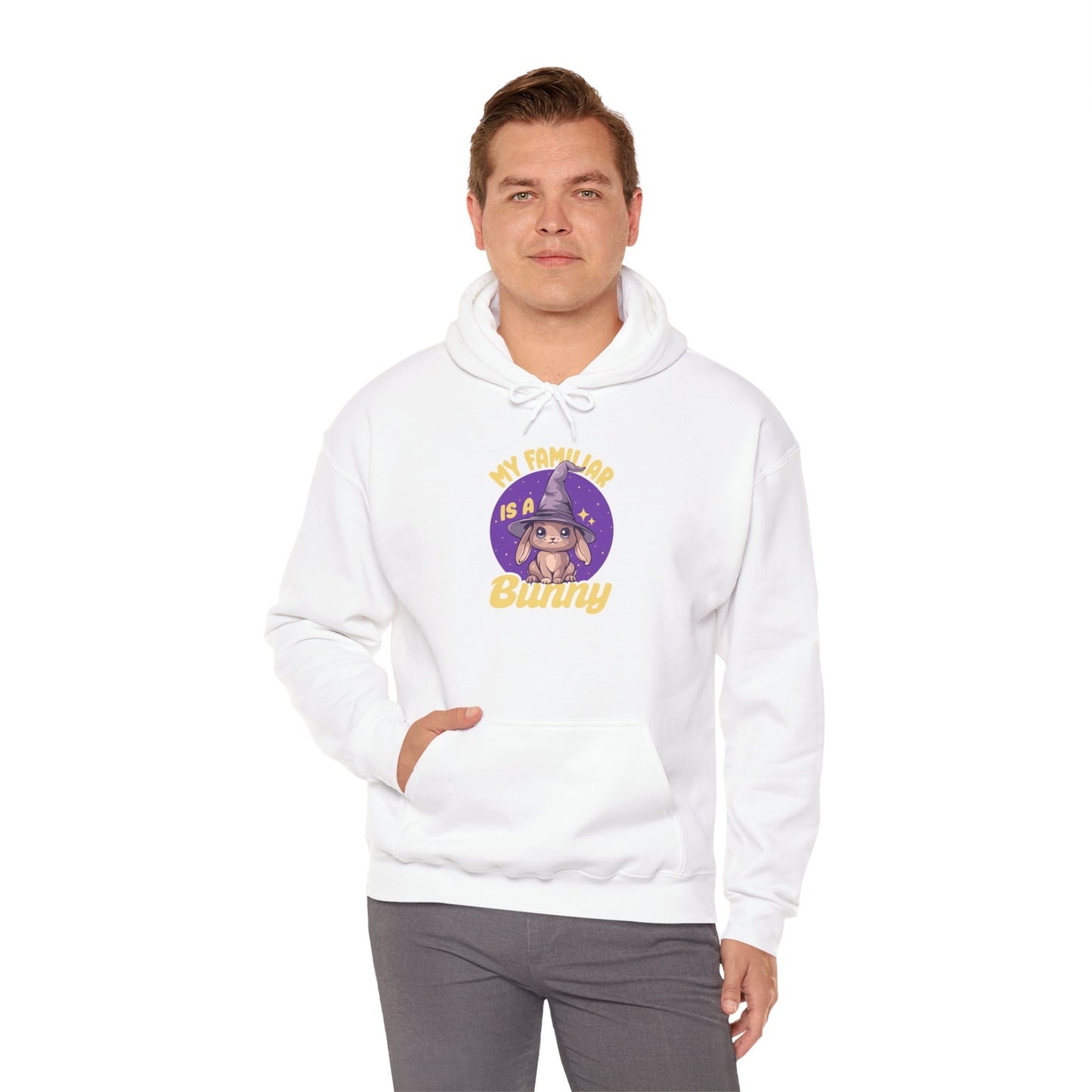 My Familiar is a Bunny - Heavy Blend™ Hoodie for Men and Women