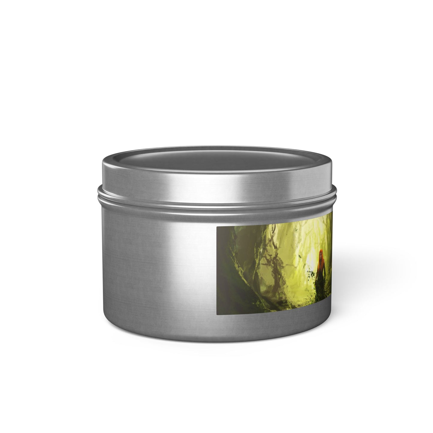 Mystical Elven Forest Enchanted Tin Candle
