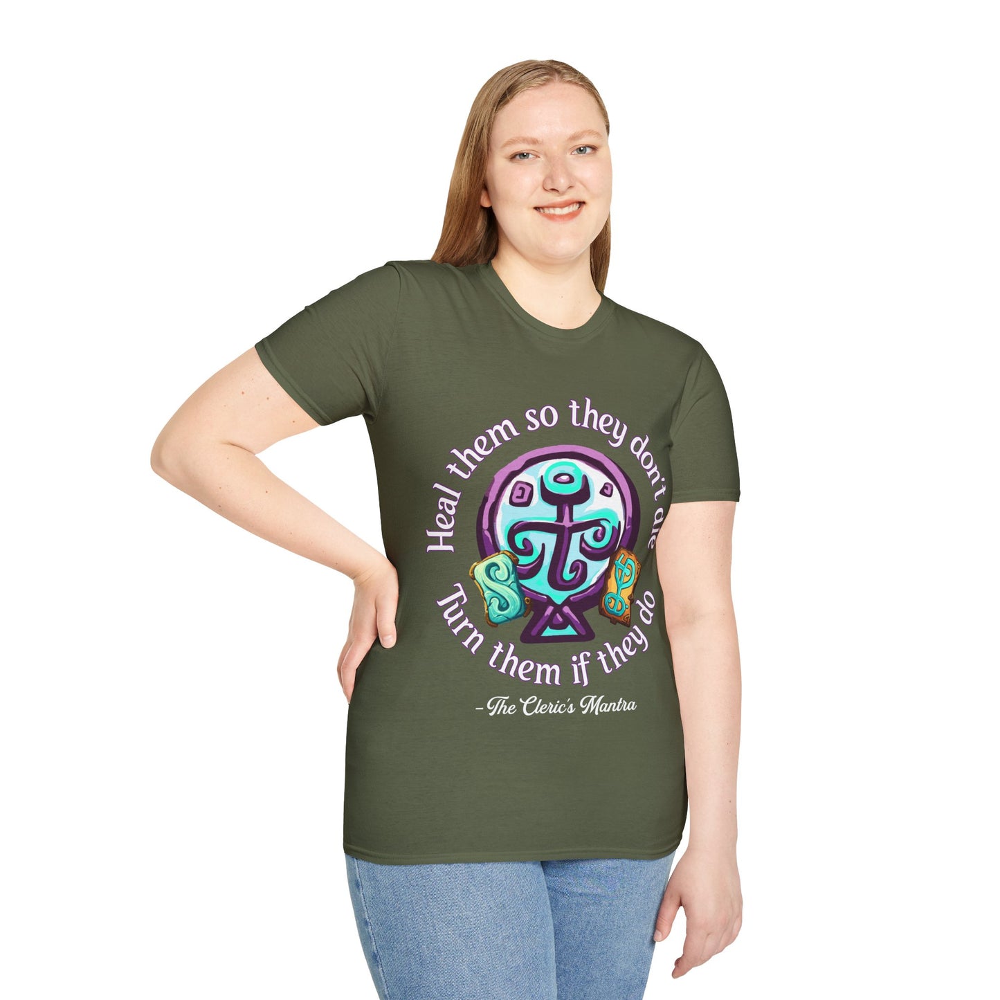 Cleric's Mantra - Softstyle T-Shirt for Men and Women