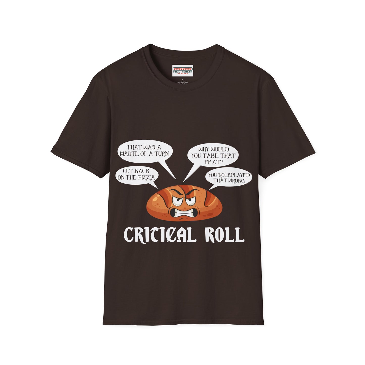 Critical Roll - Softstyle T-Shirt for Men and Women
