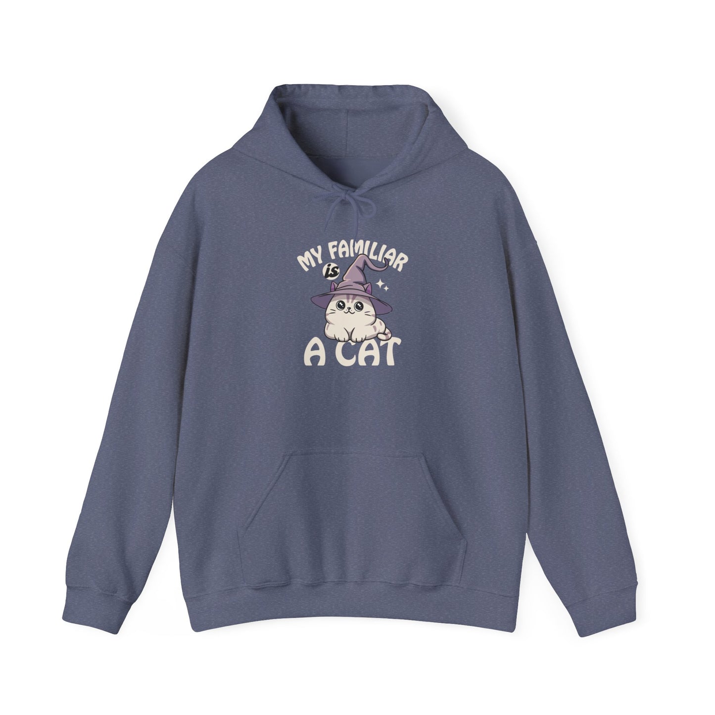 My Familiar is a Cat - Heavy Blend™ Hoodie for Men and Women