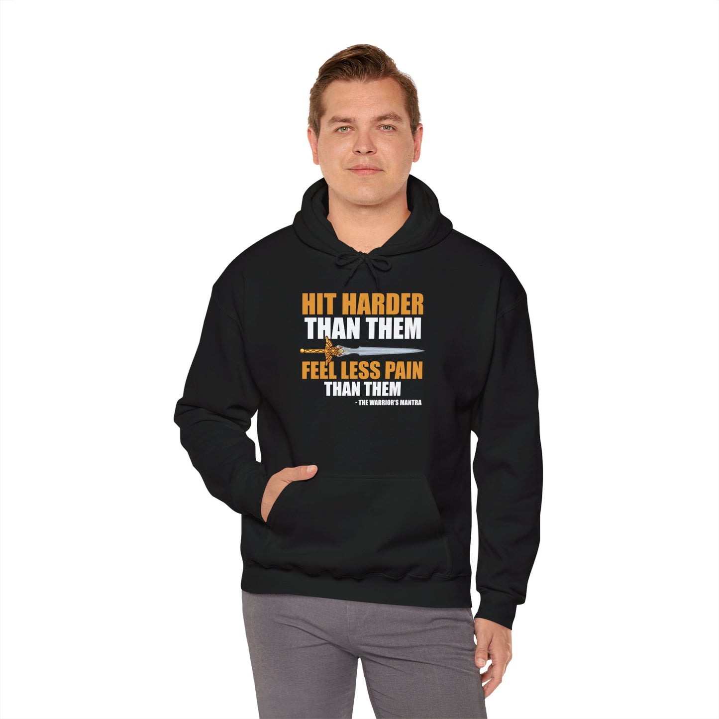 Warrior's Mantra - Heavy Blend™ Hoodie for Men and Women