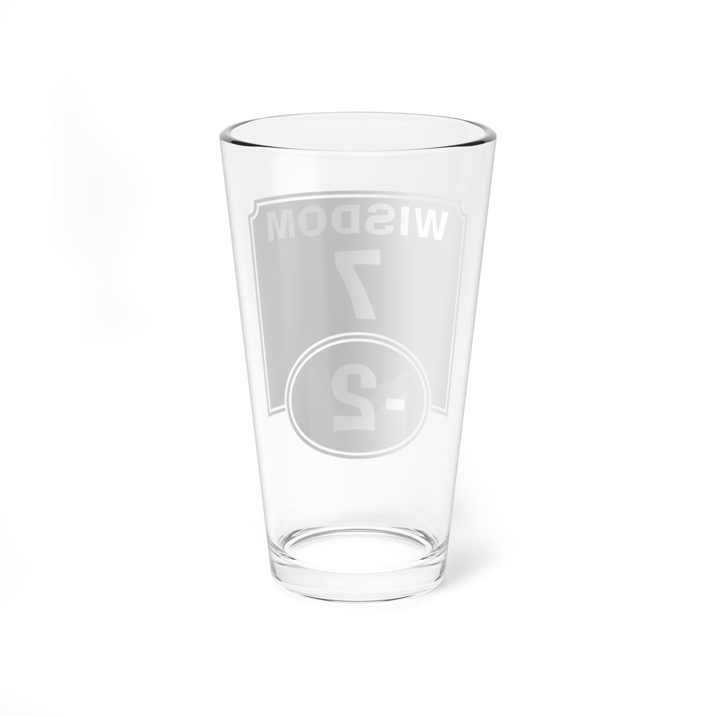 "Negative Wisdom Modifier" Pint Glass