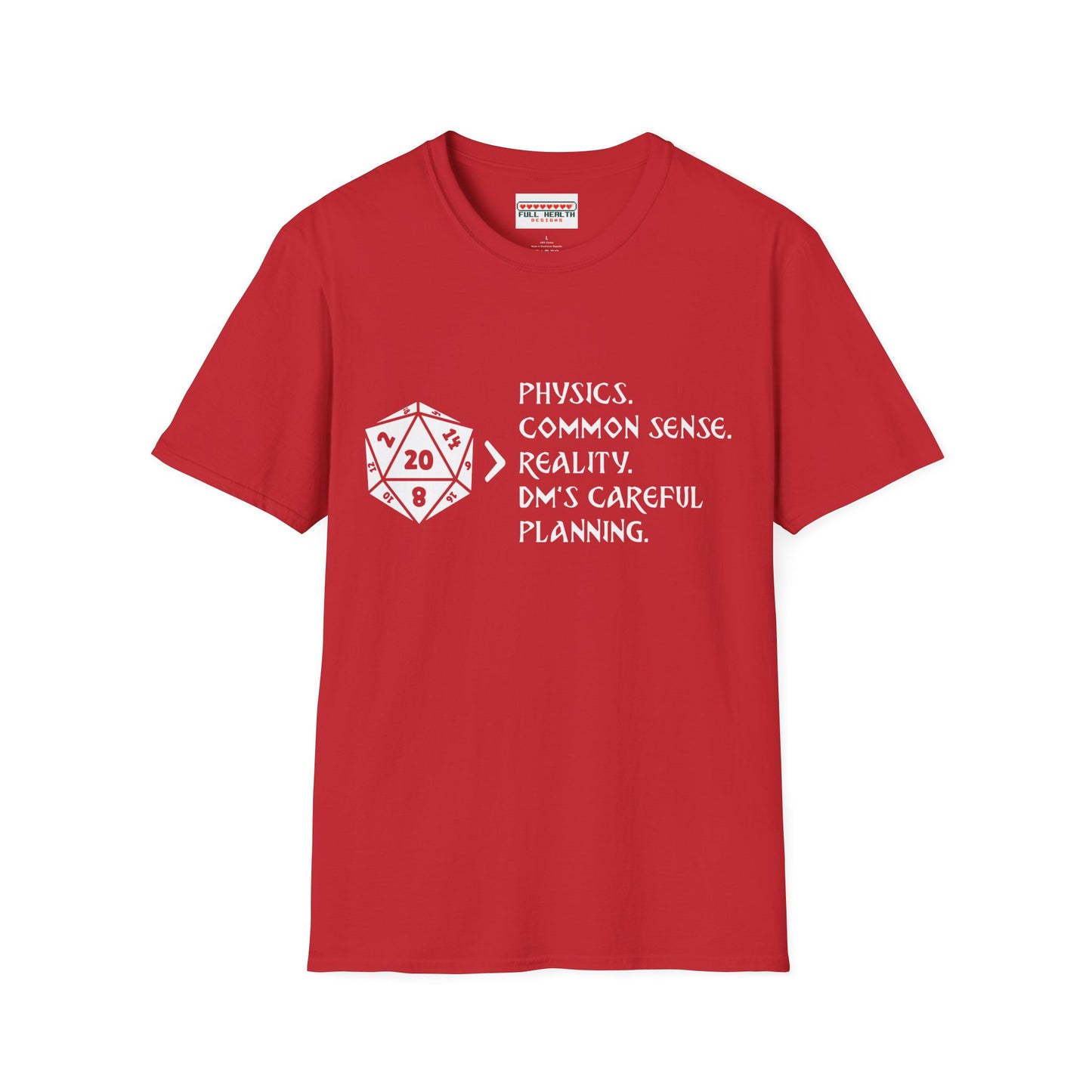 Natural 20 is Greater Than - Unisex Softstyle T-Shirt