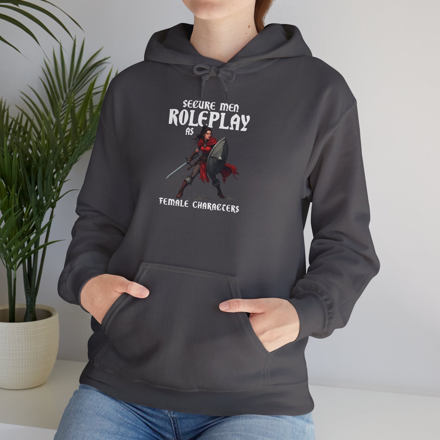 Secure Men Roleplay as Women - Heavy Blend™ Hooded Sweatshirt for Men and Women
