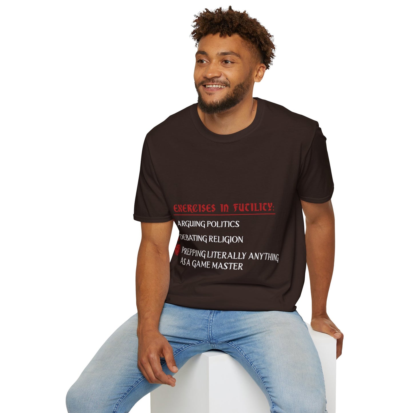 Exercises in Futility - Softstyle T-Shirt for Men and Women