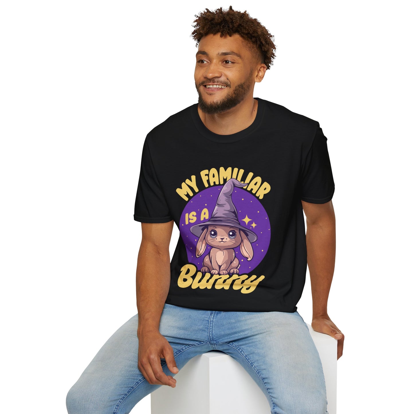 My Familiar is a Bunny - Softstyle T-Shirt for Men and Women