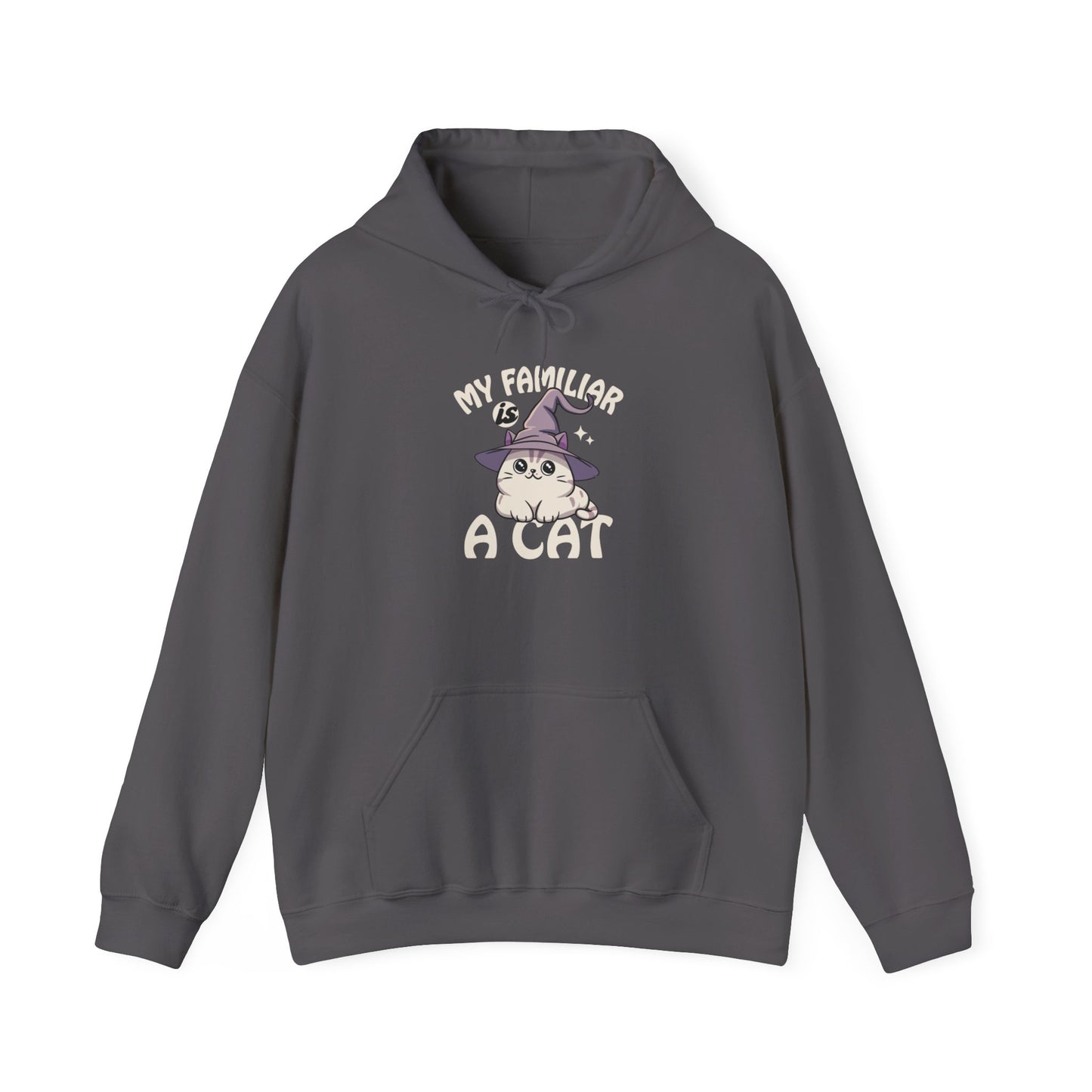 My Familiar is a Cat - Heavy Blend™ Hoodie for Men and Women
