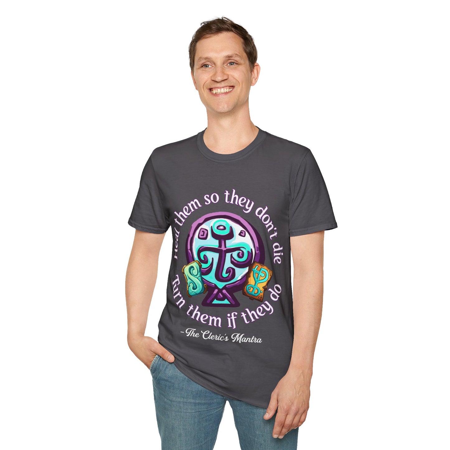Cleric's Mantra - Softstyle T-Shirt for Men and Women