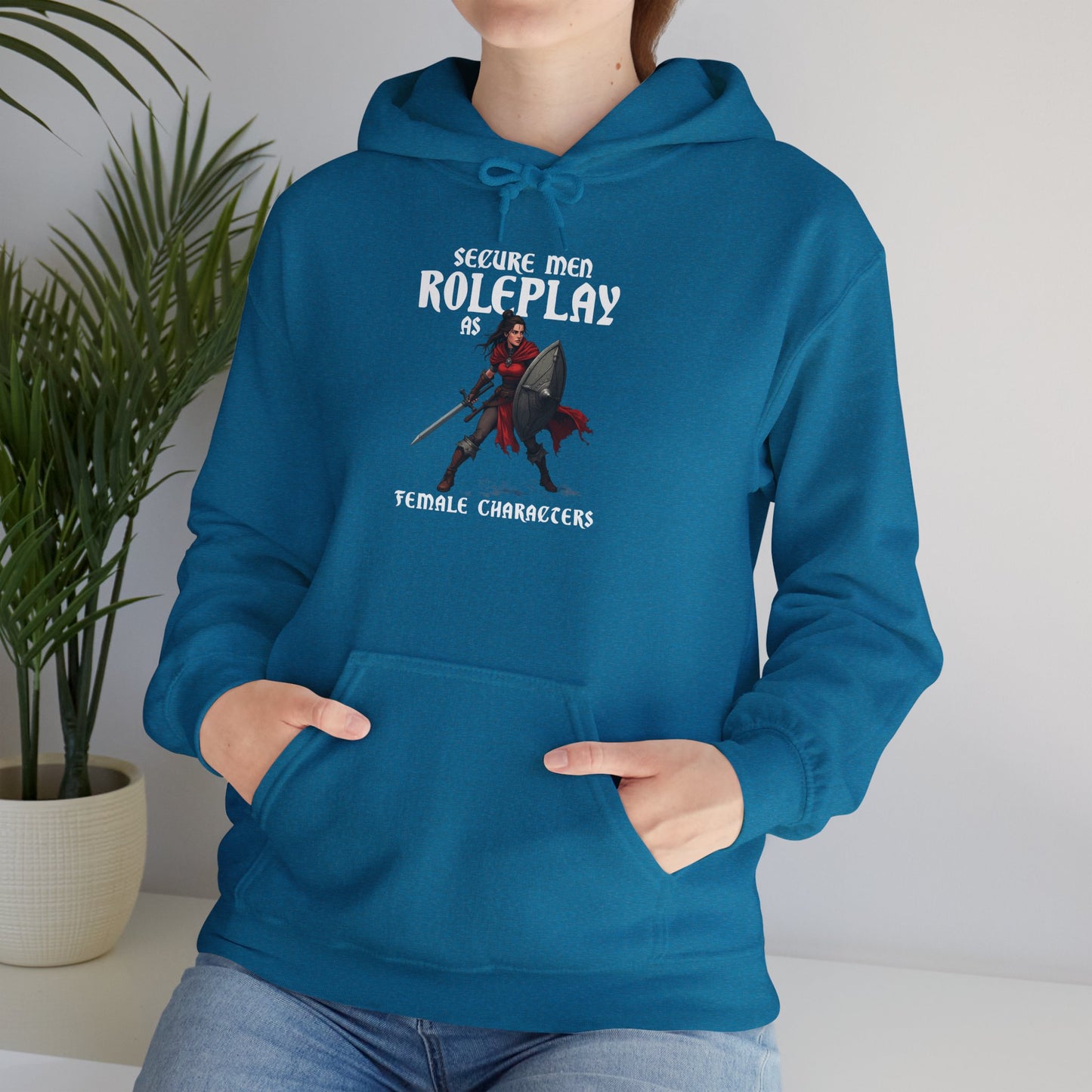 Secure Men Roleplay as Women - Heavy Blend™ Hooded Sweatshirt for Men and Women