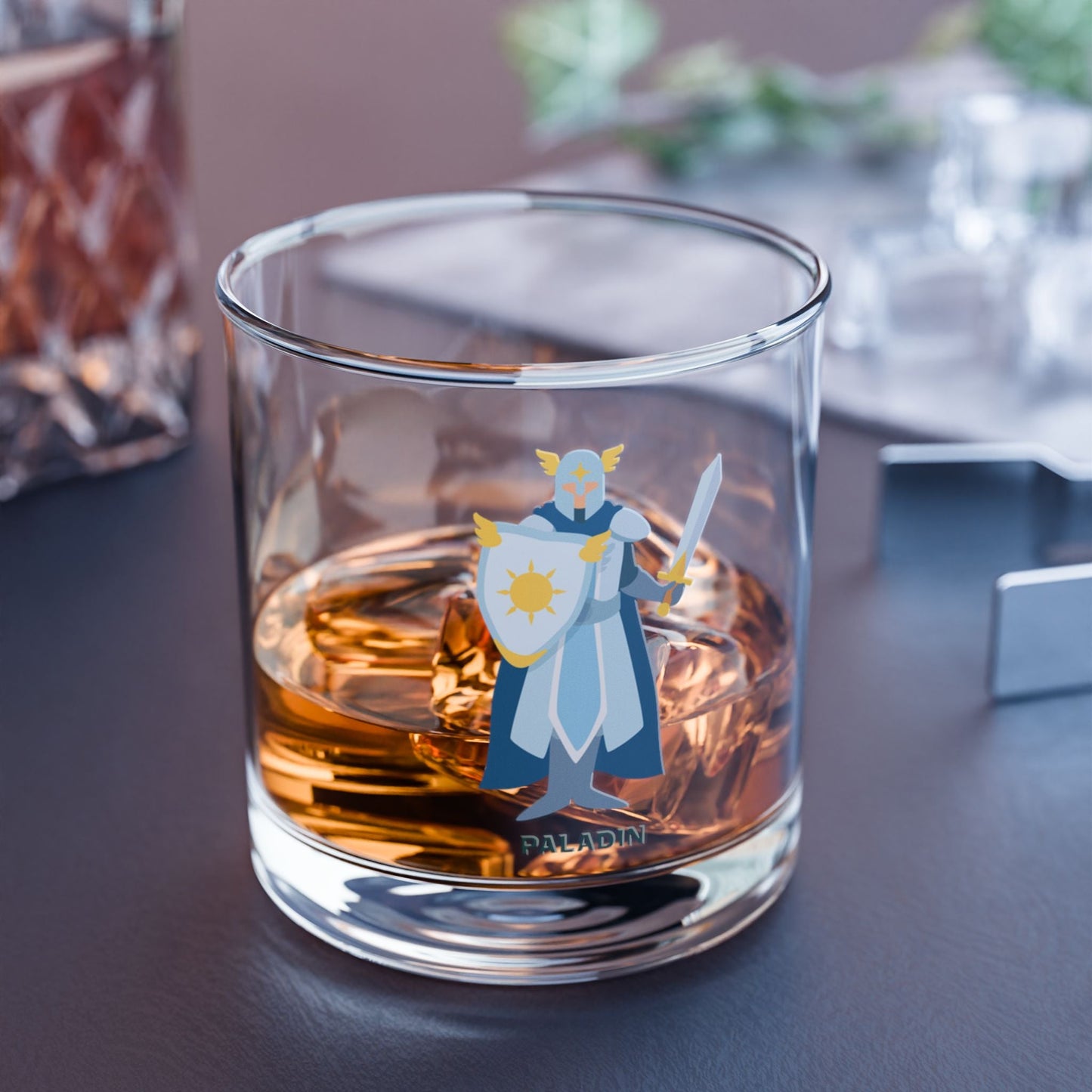 "Oathbound Vessel of Life" PALADIN Rocks Glass Printify