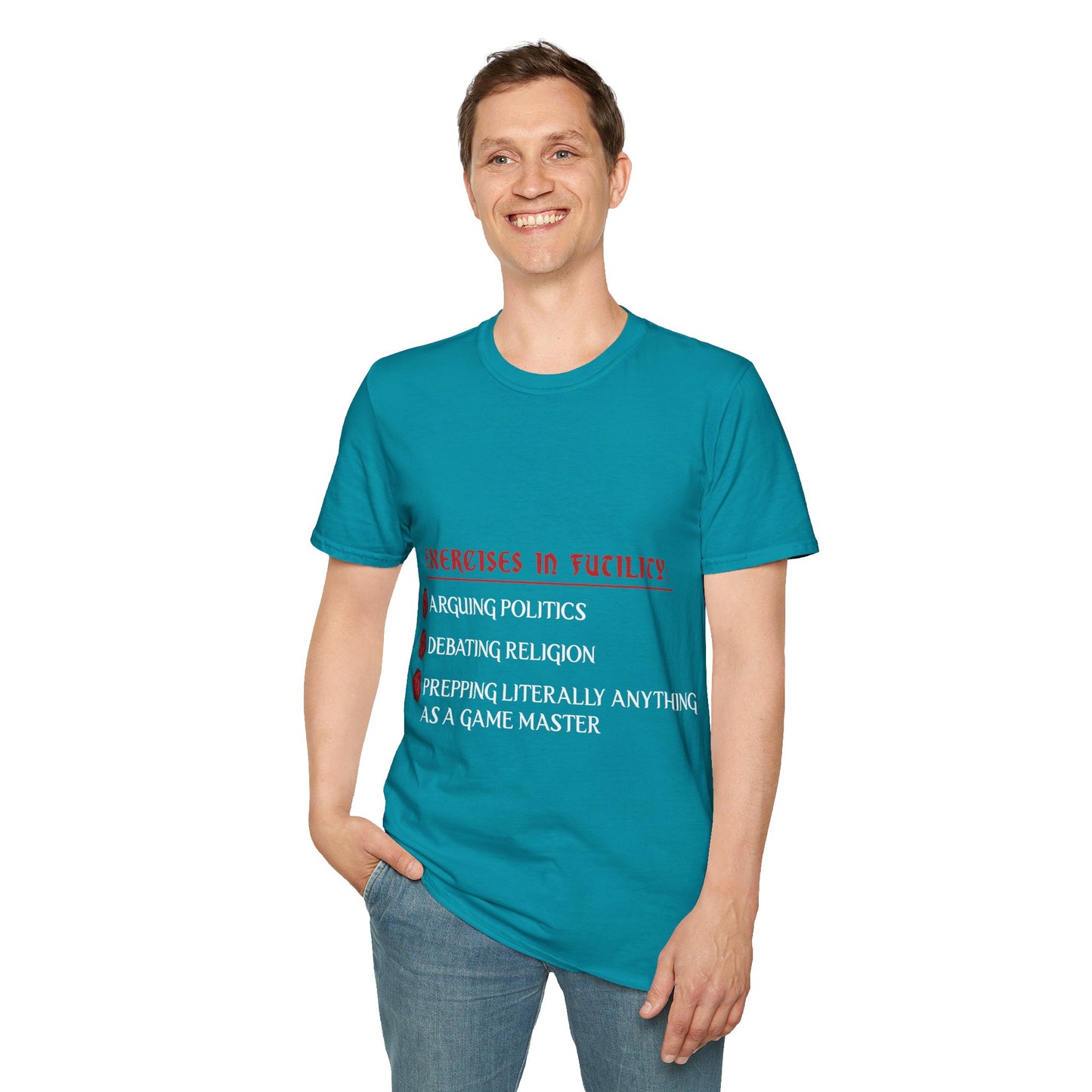 Exercises in Futility - Softstyle T-Shirt for Men and Women