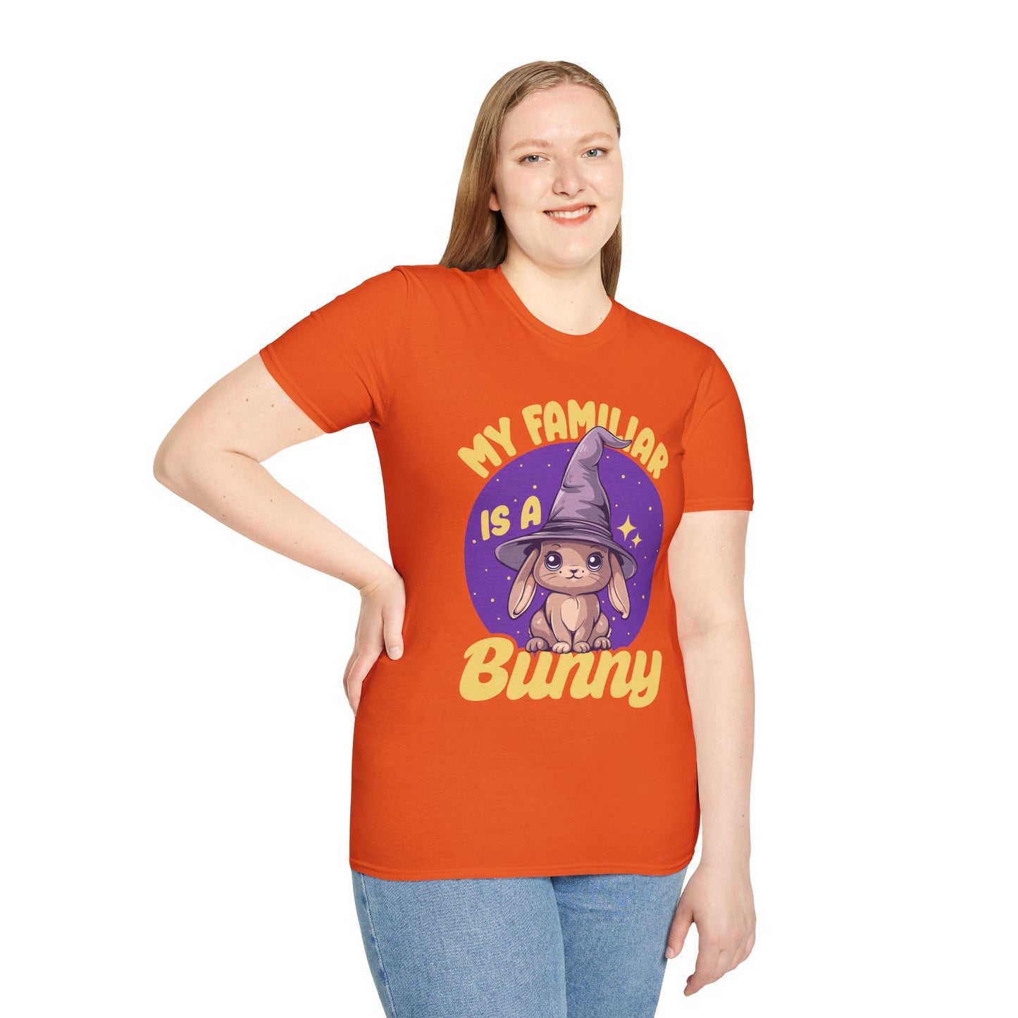 My Familiar is a Bunny - Softstyle T-Shirt for Men and Women