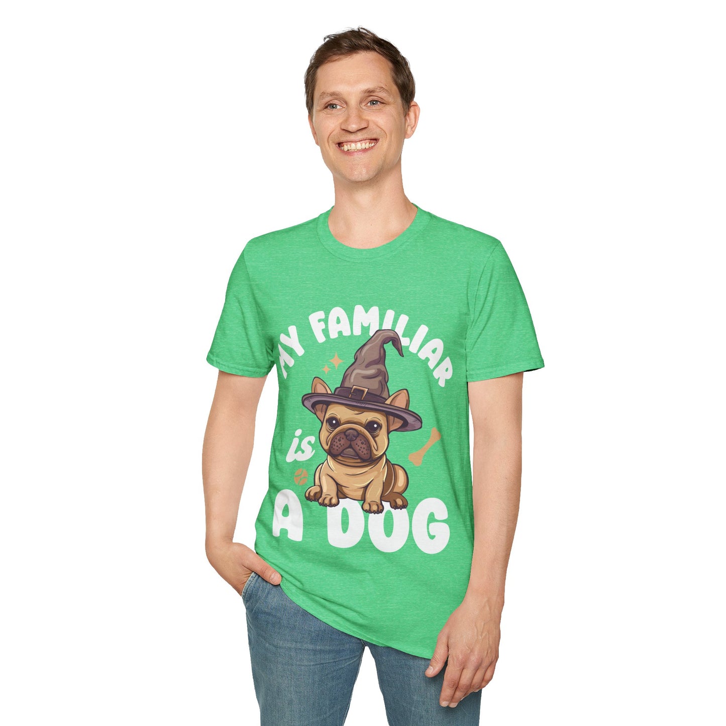 My Familiar is a Dog - Unisex Softstyle T-Shirt