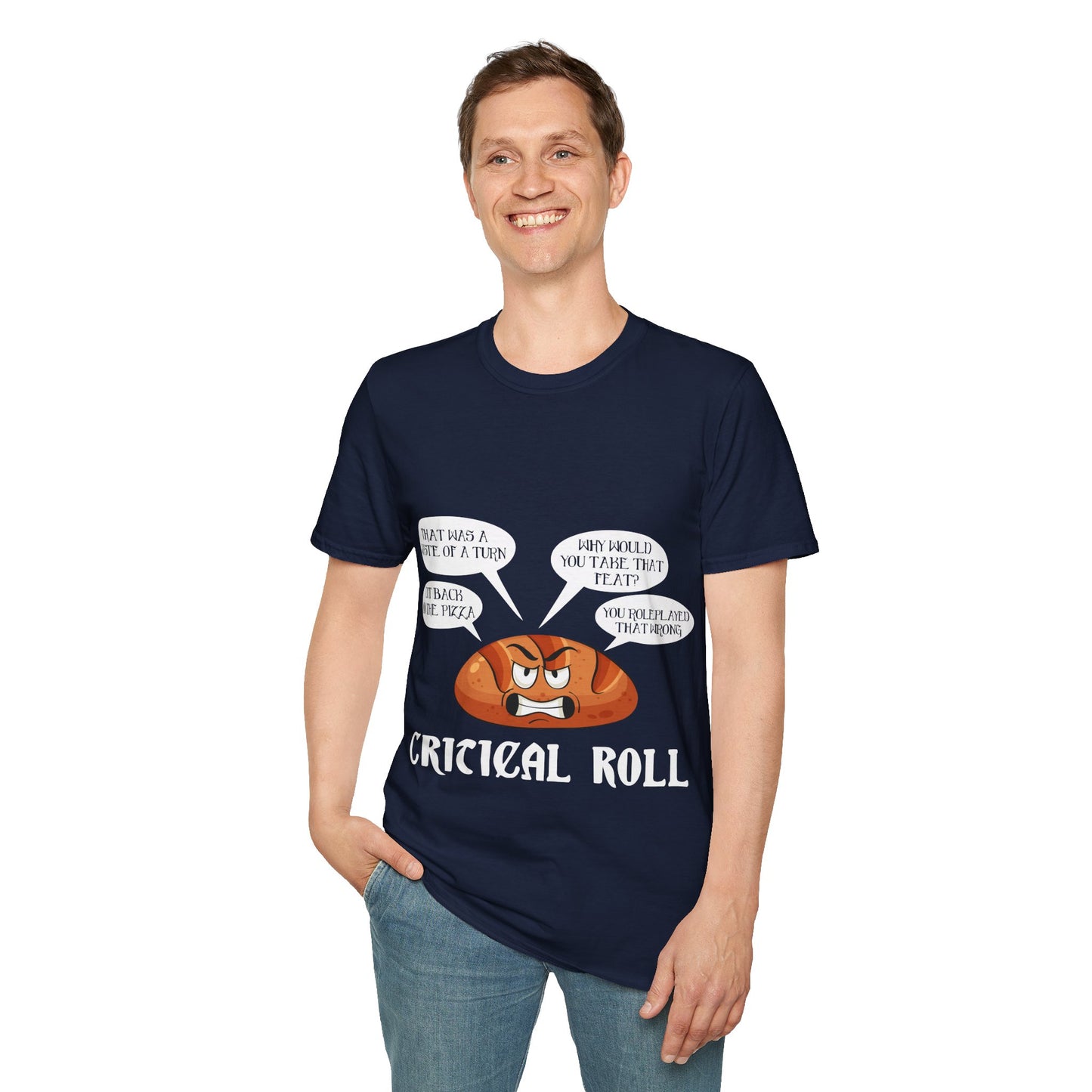 Critical Roll - Softstyle T-Shirt for Men and Women