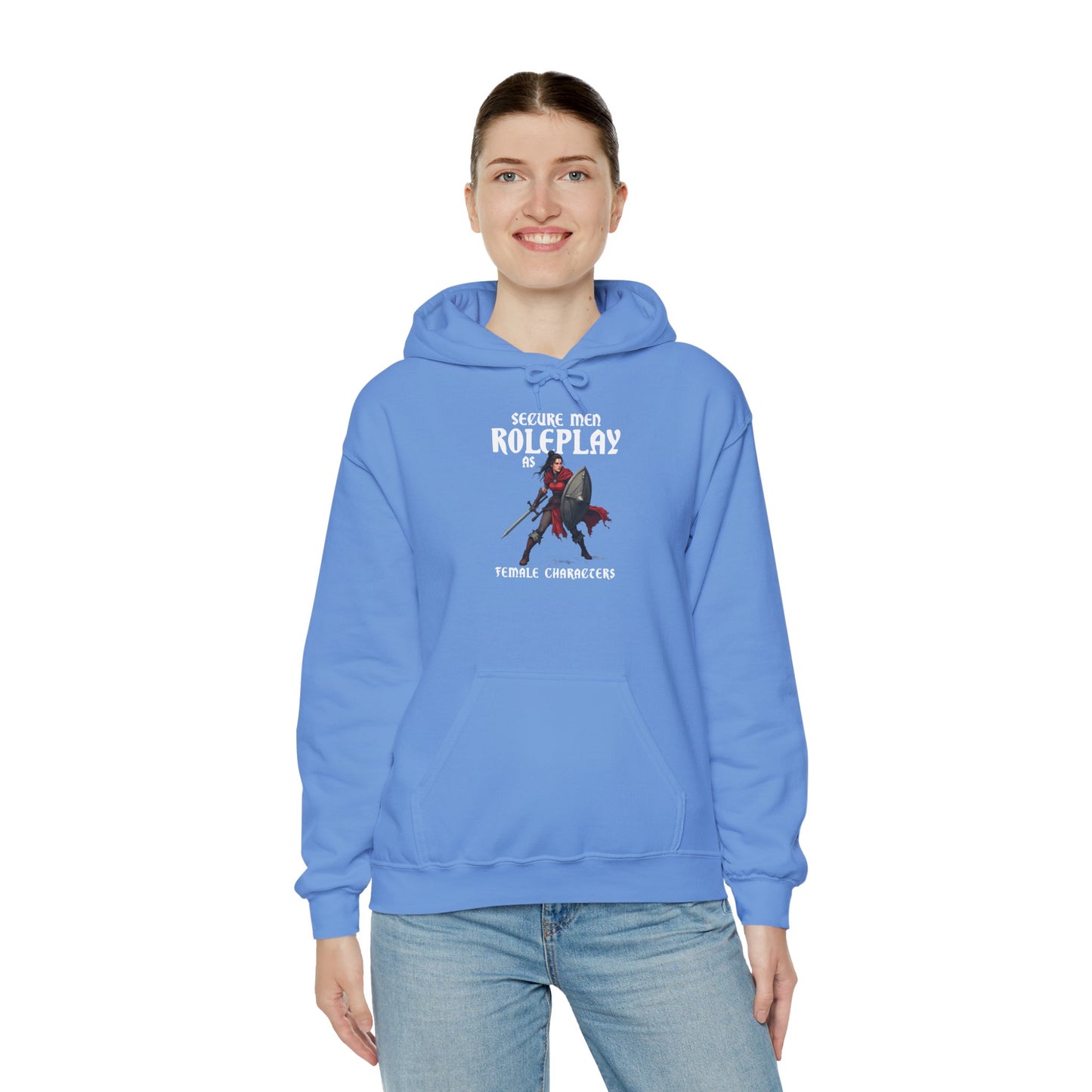 Secure Men Roleplay as Women - Heavy Blend™ Hooded Sweatshirt for Men and Women