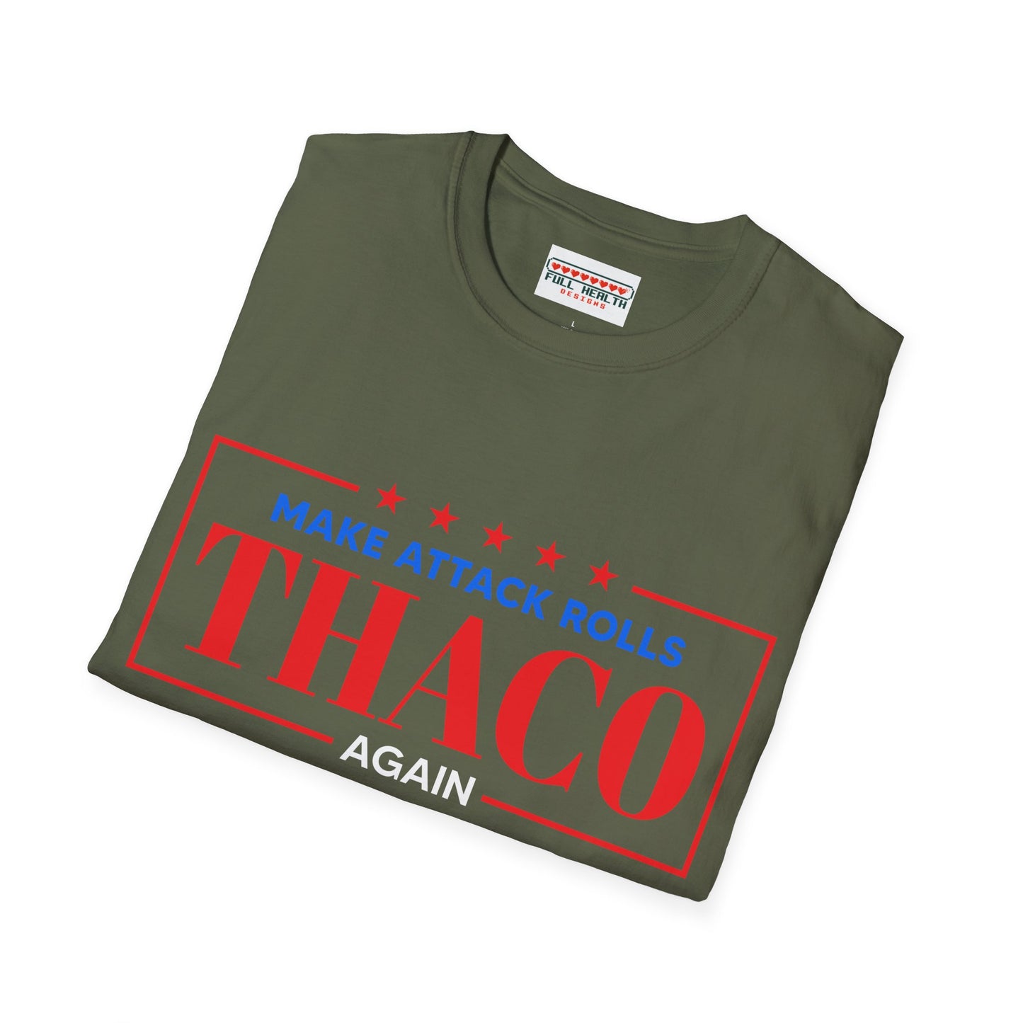 Make Attack Rolls THAC0 Again - Unisex Softstyle T-Shirt