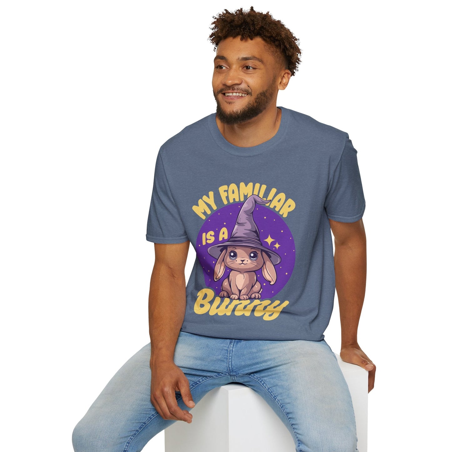 My Familiar is a Bunny - Softstyle T-Shirt for Men and Women Printify