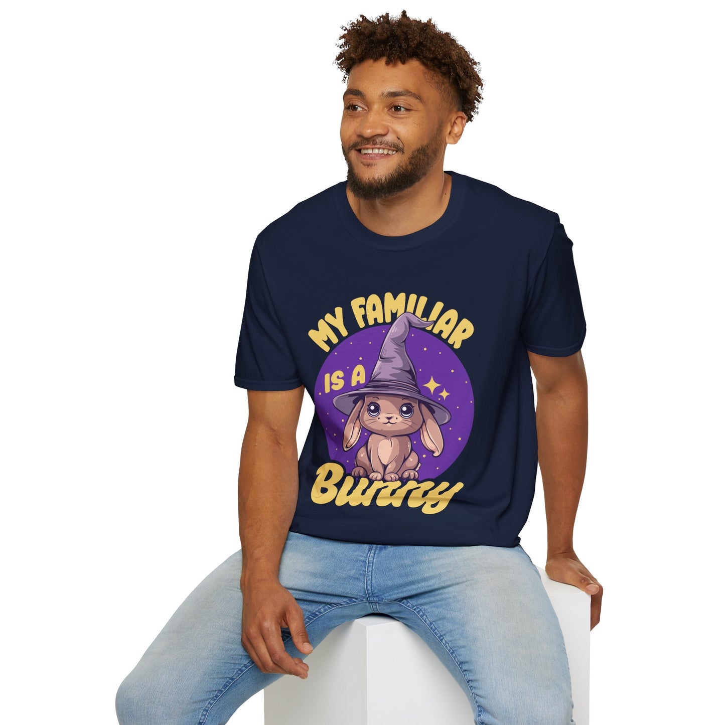 My Familiar is a Bunny - Softstyle T-Shirt for Men and Women