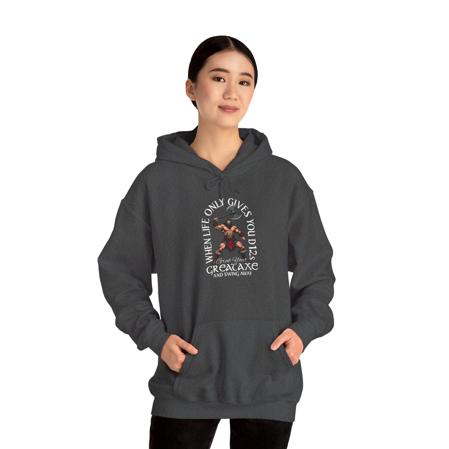 D12 Swing Away - Heavy Blend™ Hooded Sweatshirt for Men and Women