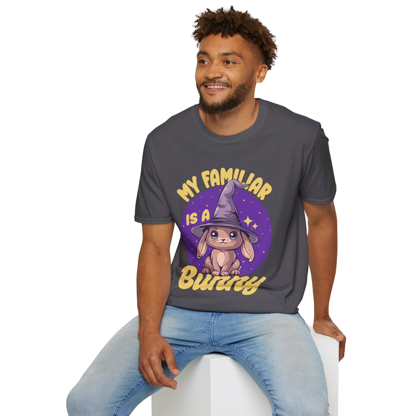 My Familiar is a Bunny - Softstyle T-Shirt for Men and Women